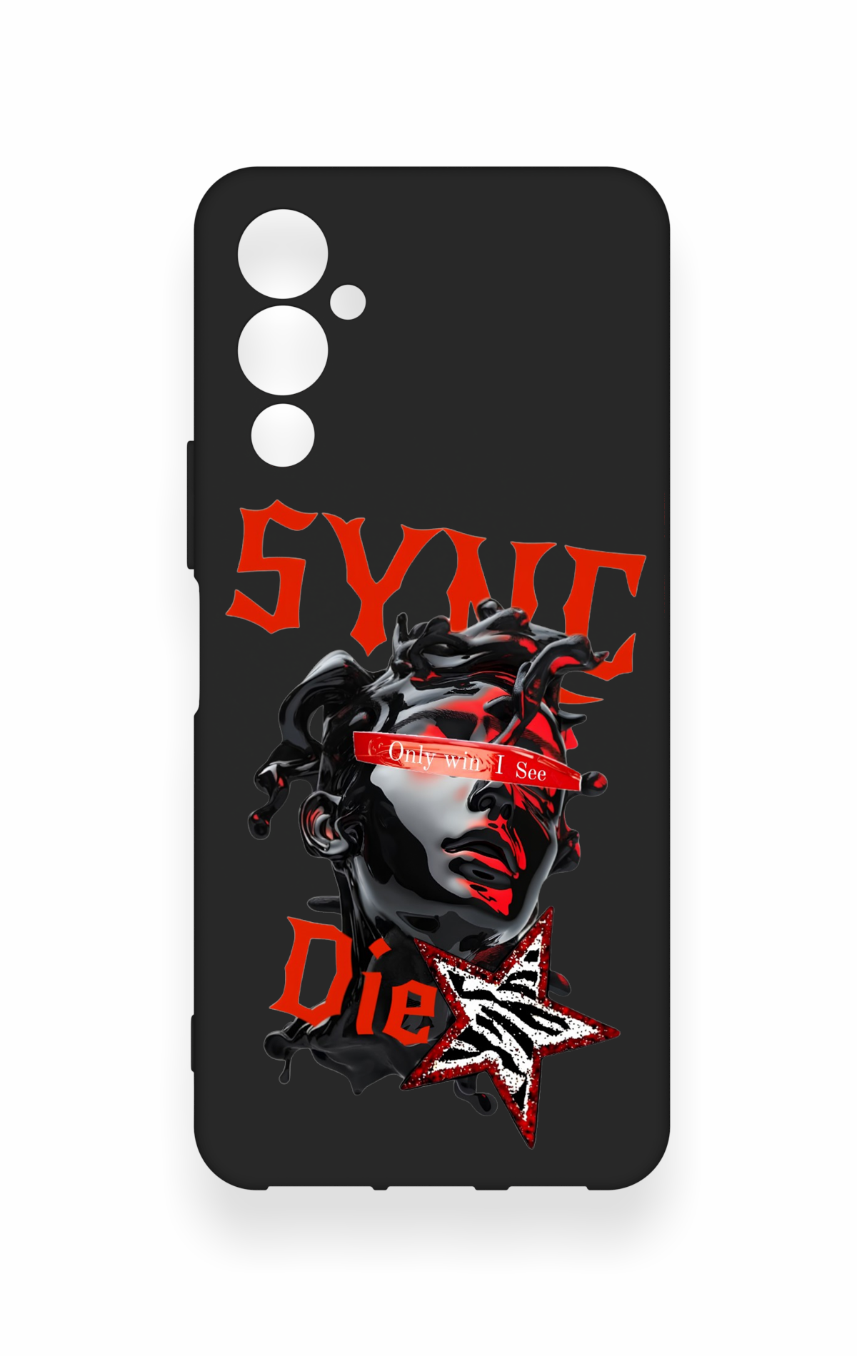 Tecno Pova Neo 4 Uyumlu Sync Die Desenli Silikon Kılıf