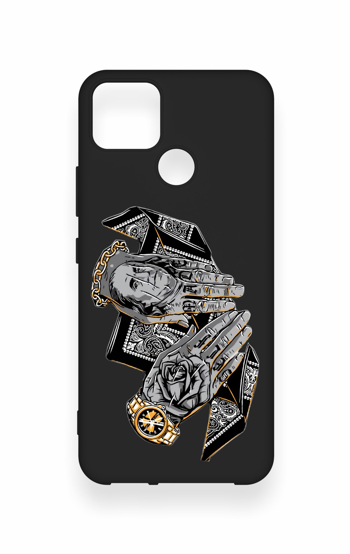 Realme C25 Uyumlu Self Made Desenli Silikon Kılıf