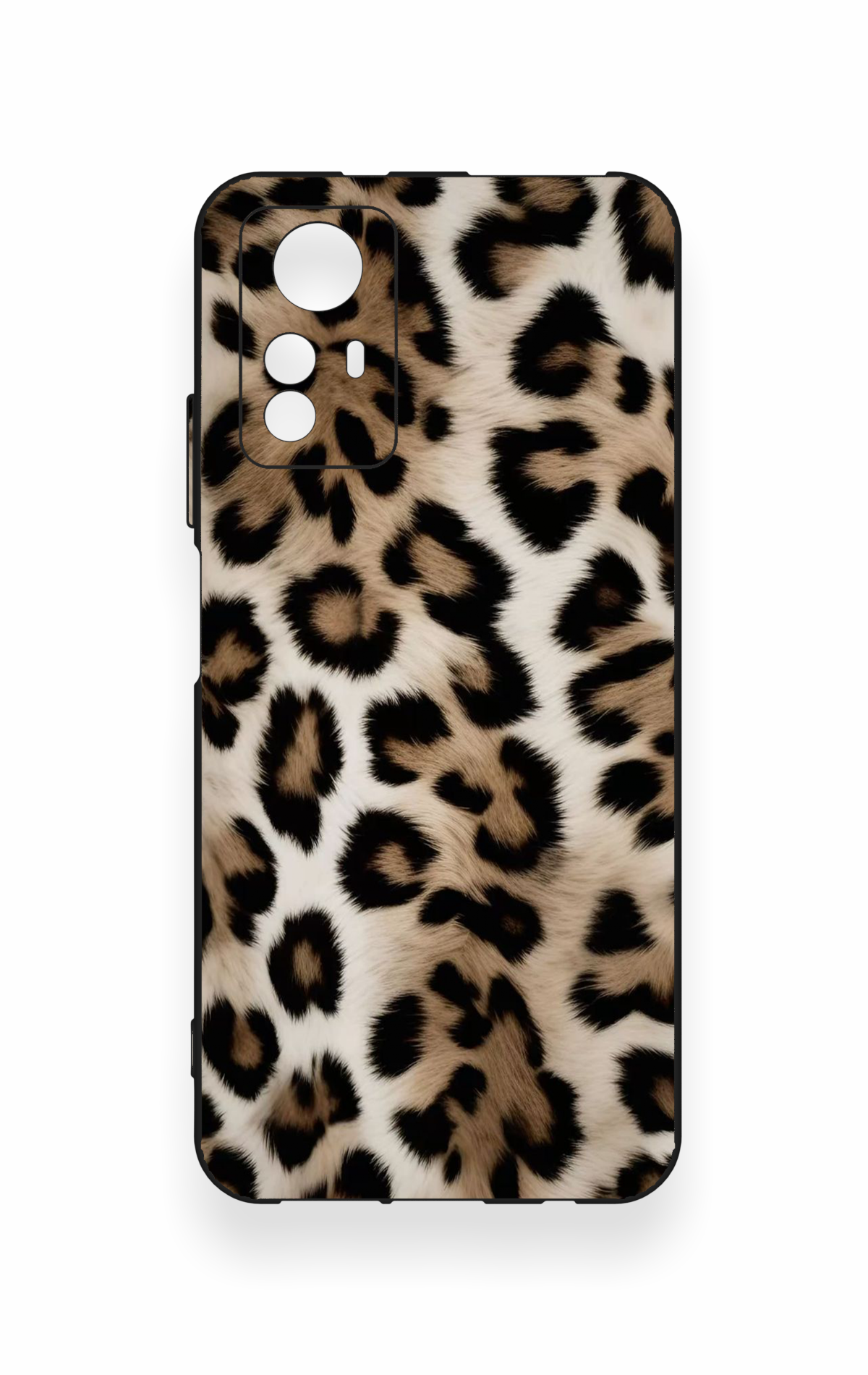 Redmi Note 12S Uyumlu Leopar Derisi Desenli Silikon Kılıf