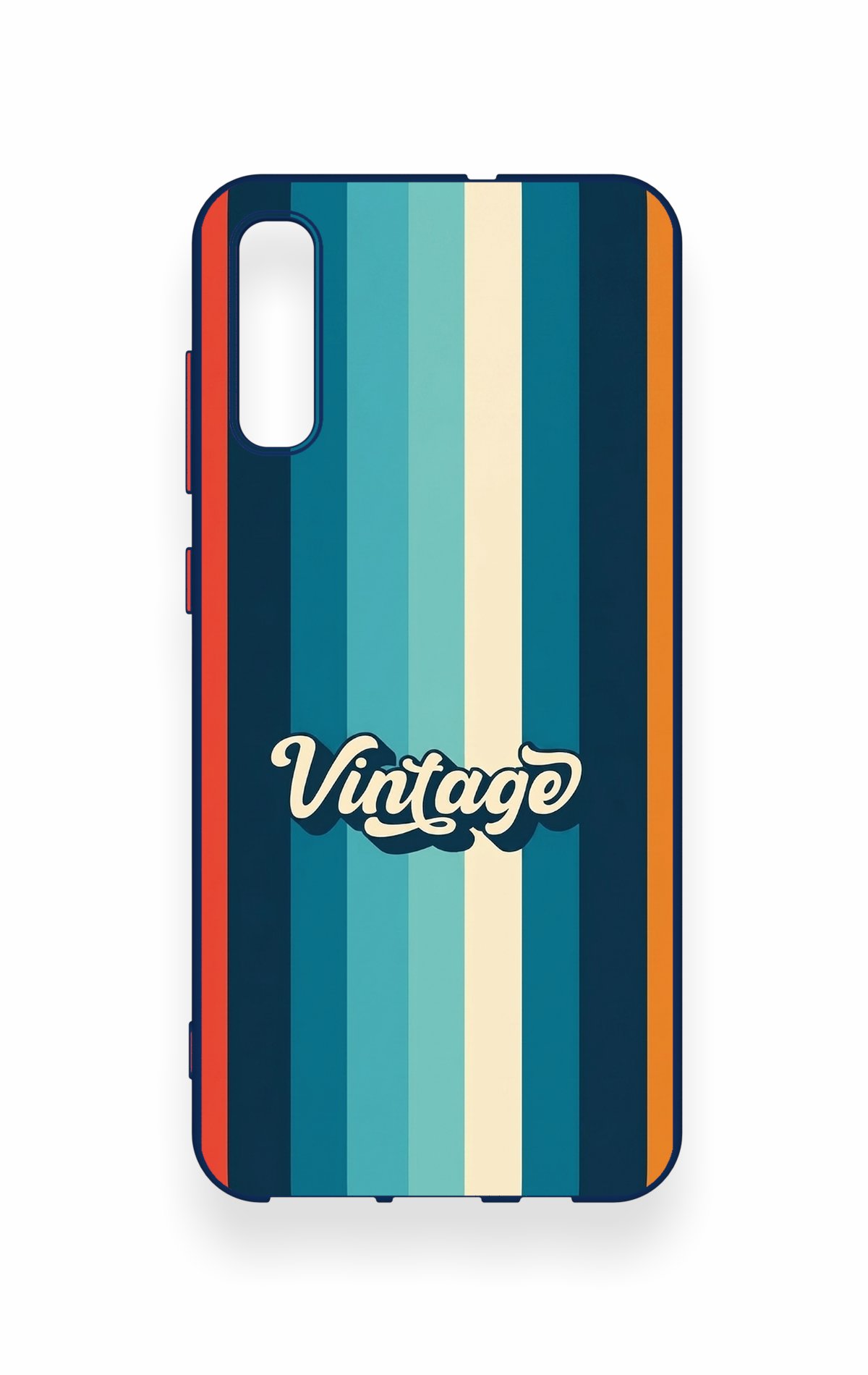 Samsung A70 Uyumlu Vintage Desenli Silikon Kılıf
