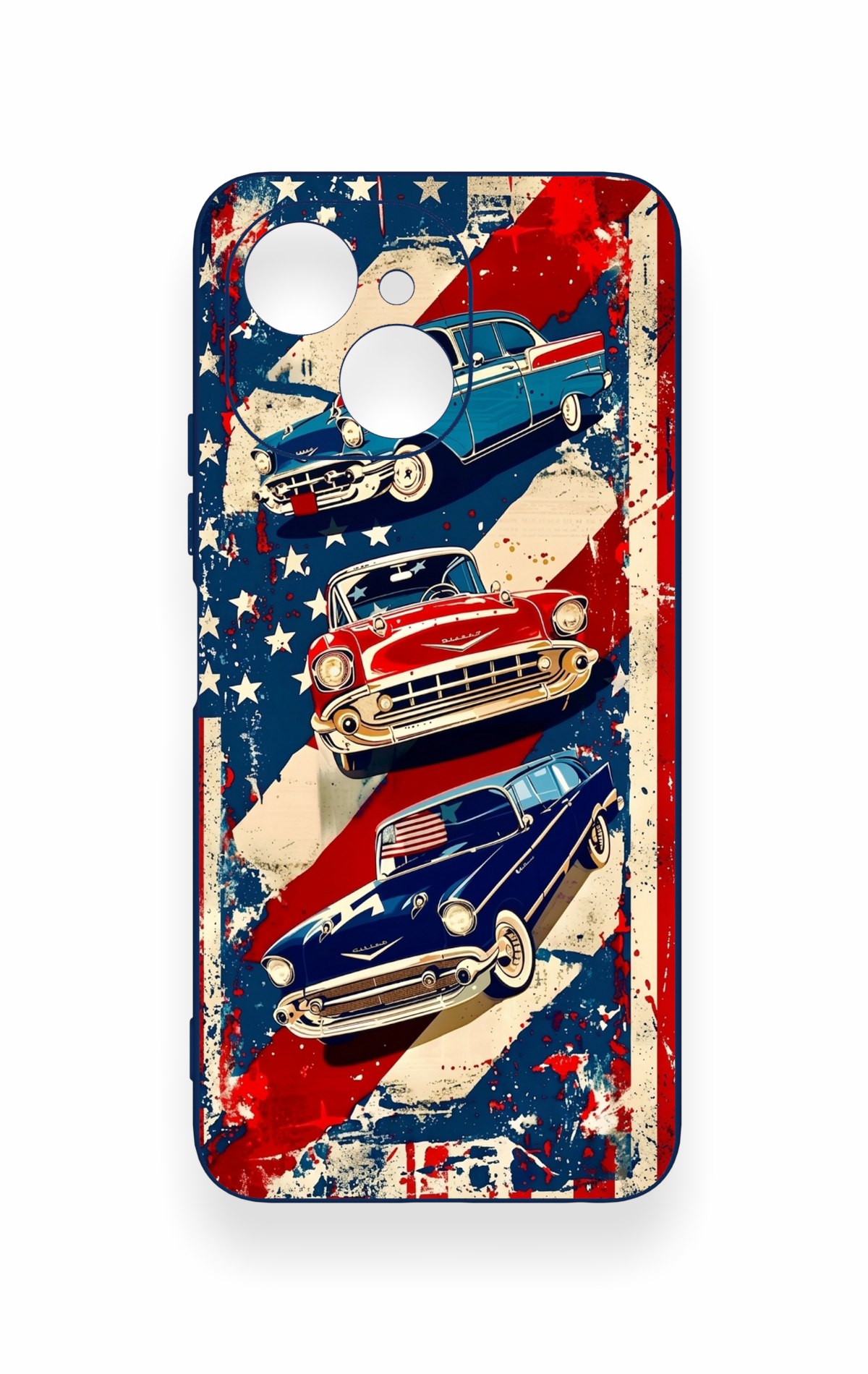 Tecno Spark 40C Uyumlu Amerikan Chevrolet Desenli Silikon Kılıf