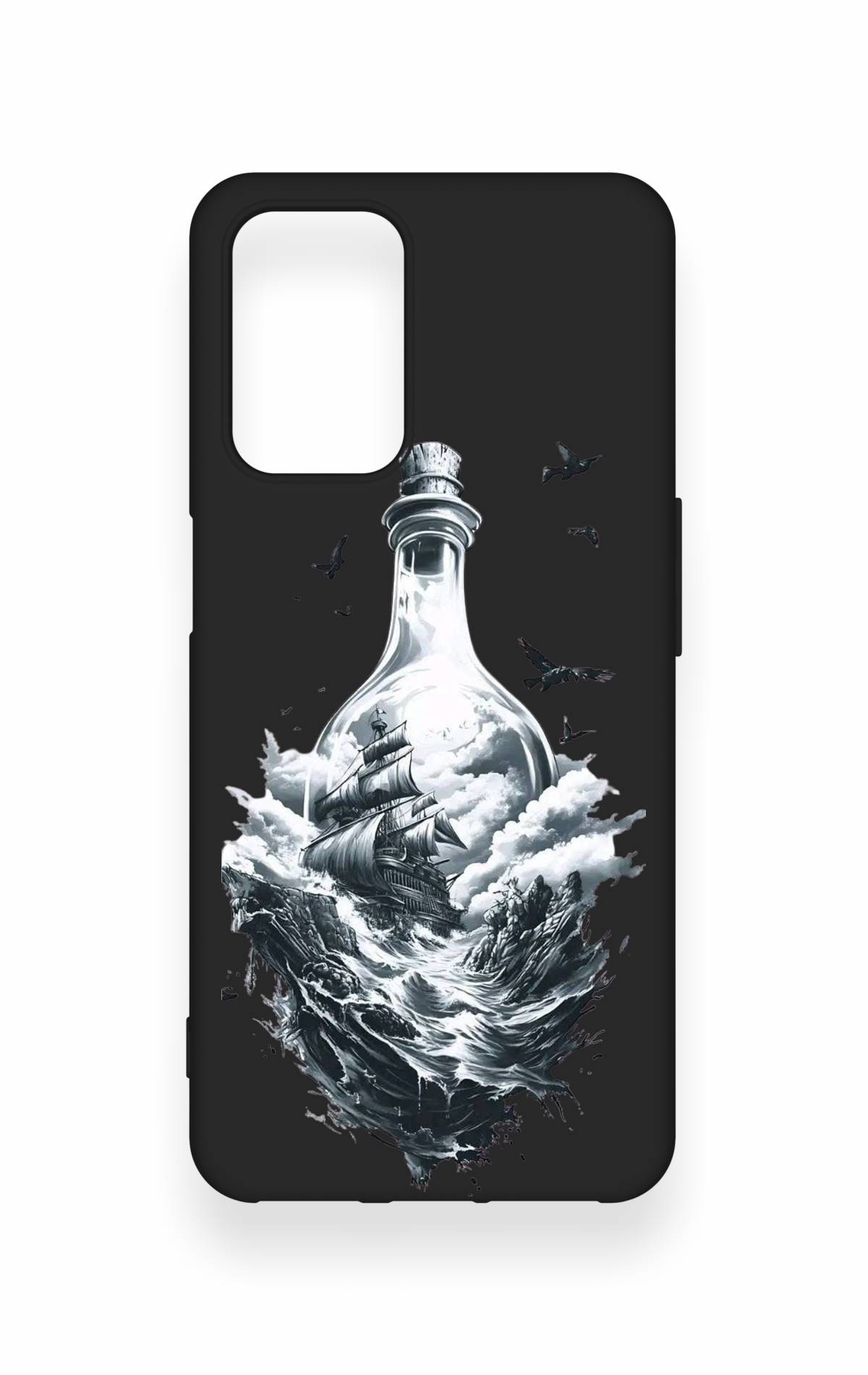 Oppo A54 Uyumlu Secret Sea Desenli Silikon Kılıf