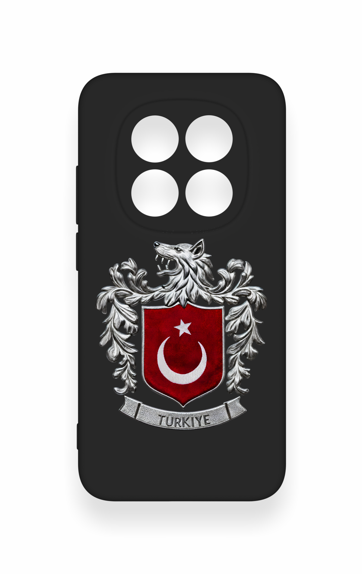 Redmi Note 15 Pro 5G Uyumlu Türk Arma Desenli Silikon Kılıf