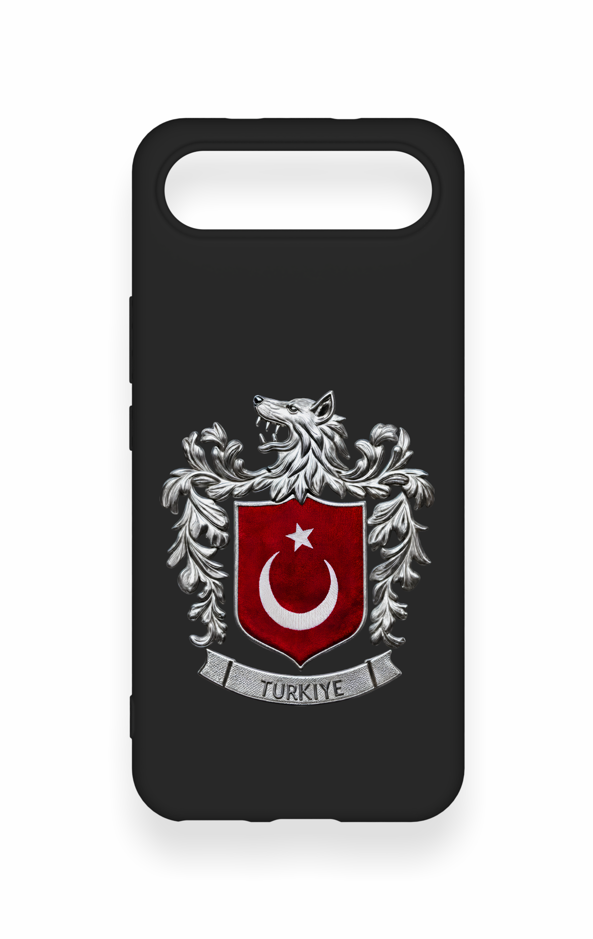 Tecno Spark Slim Uyumlu Türk Arma Desenli Silikon Kılıf