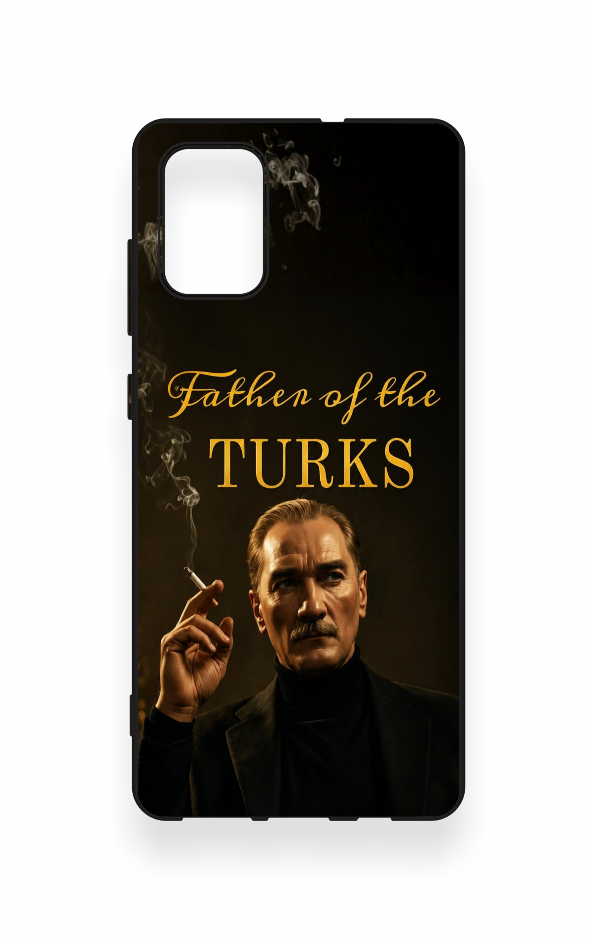 Samsung-A71 Uyumlu Father Of The Turks Desenli Silikon Kılıf