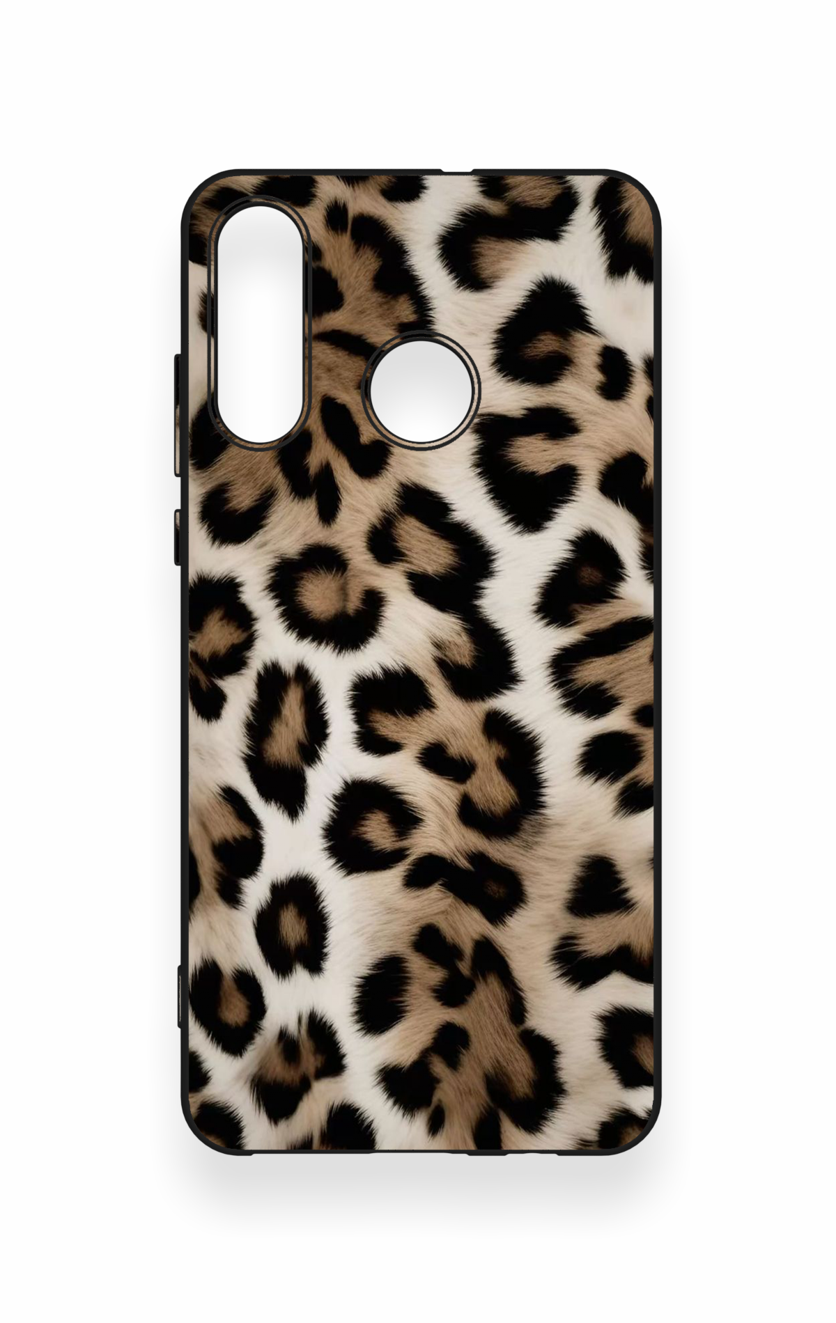 Huawei P30 Lite Uyumlu Leopar Derisi Desenli Silikon Kılıf