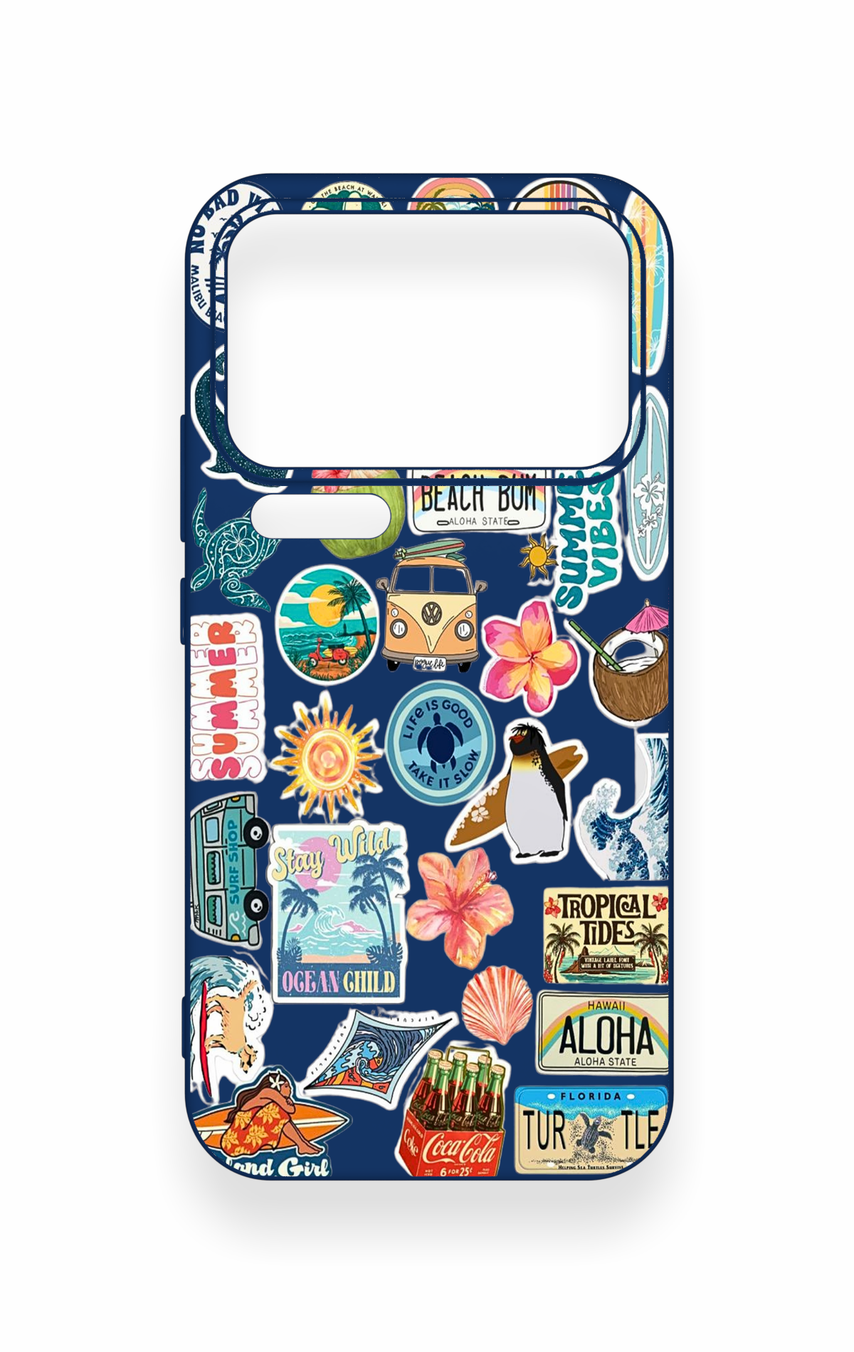 Mi 17 Pro Max Uyumlu Summer Vibes Desenli Silikon Kılıf