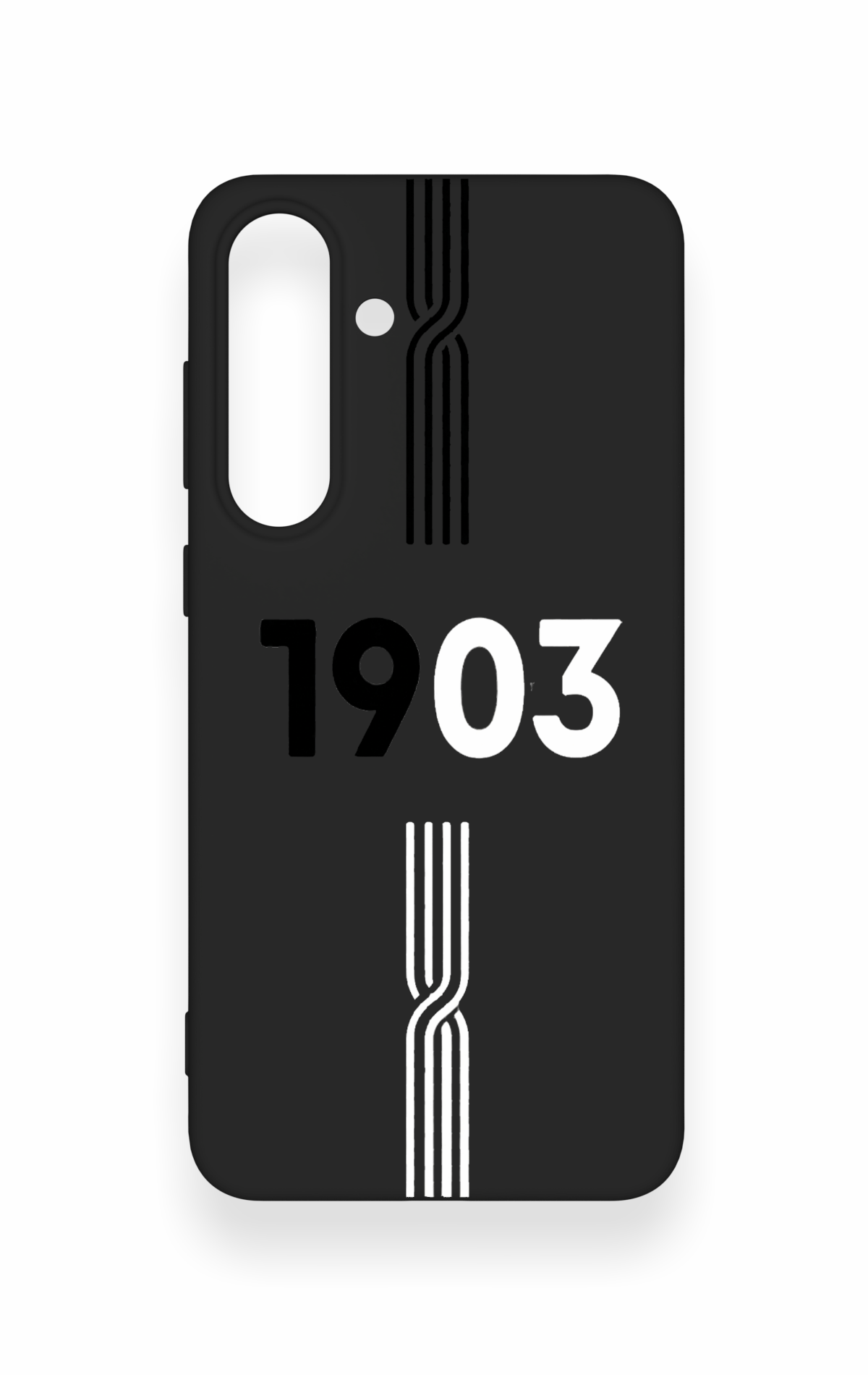 Samsung S25Fe Uyumlu 1903 Kemer Desenli Silikon Kılıf
