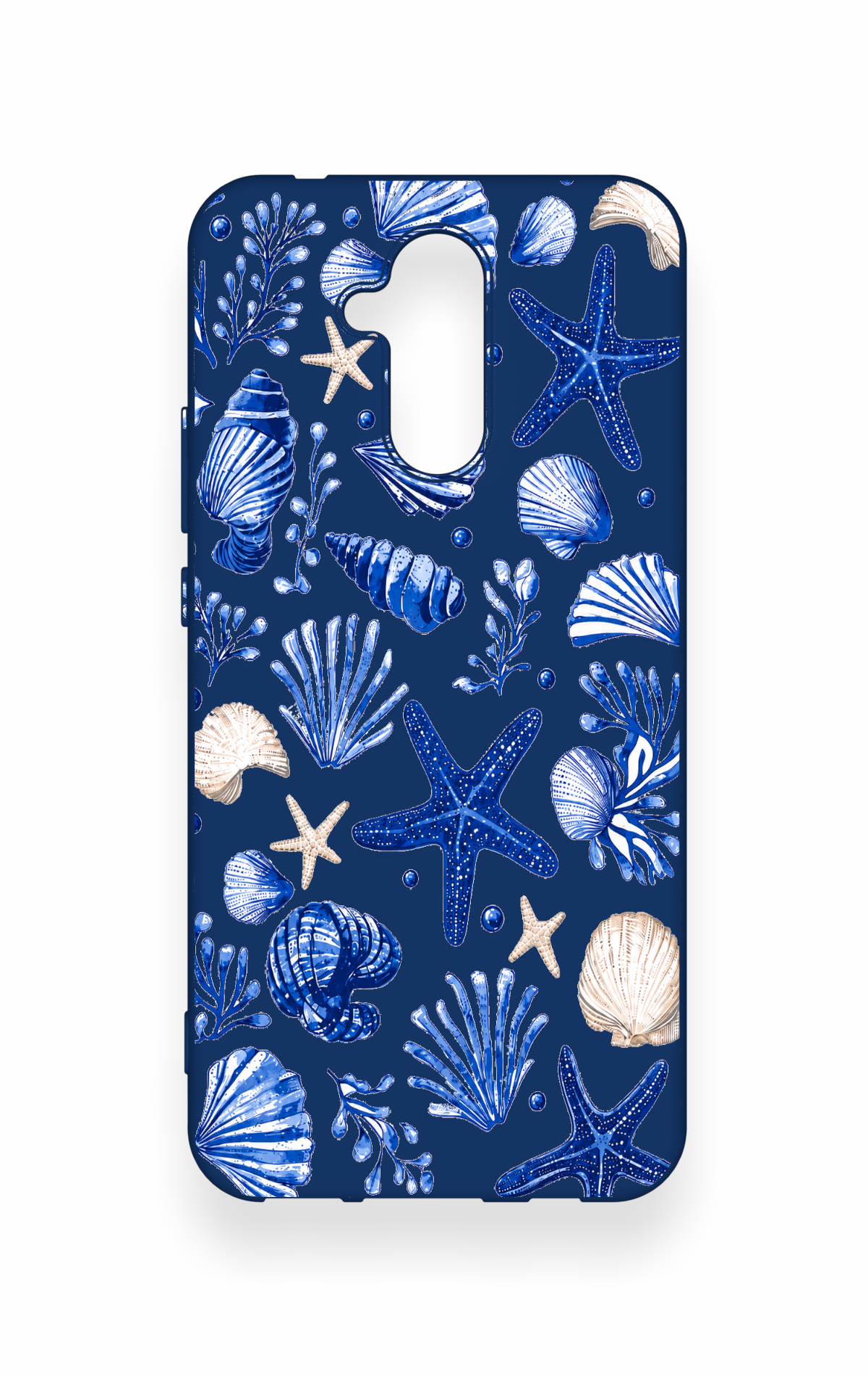 Huawei Mate 20 Lite Uyumlu Deniz Kabuğu Desenli Silikon Kılıf
