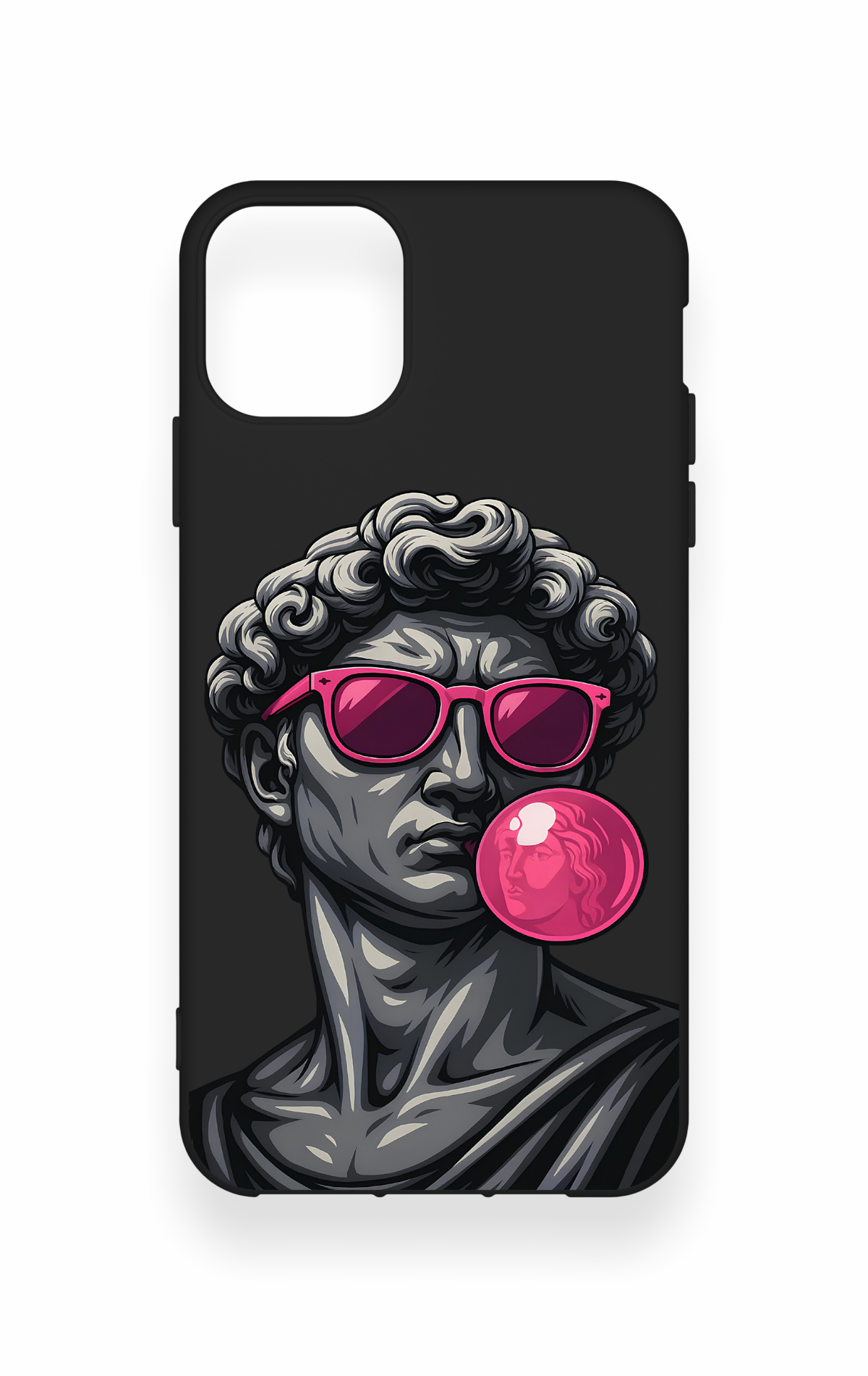 iPhone 11 Pro Max Uyumlu Pop David Desenli Silikon Kılıf