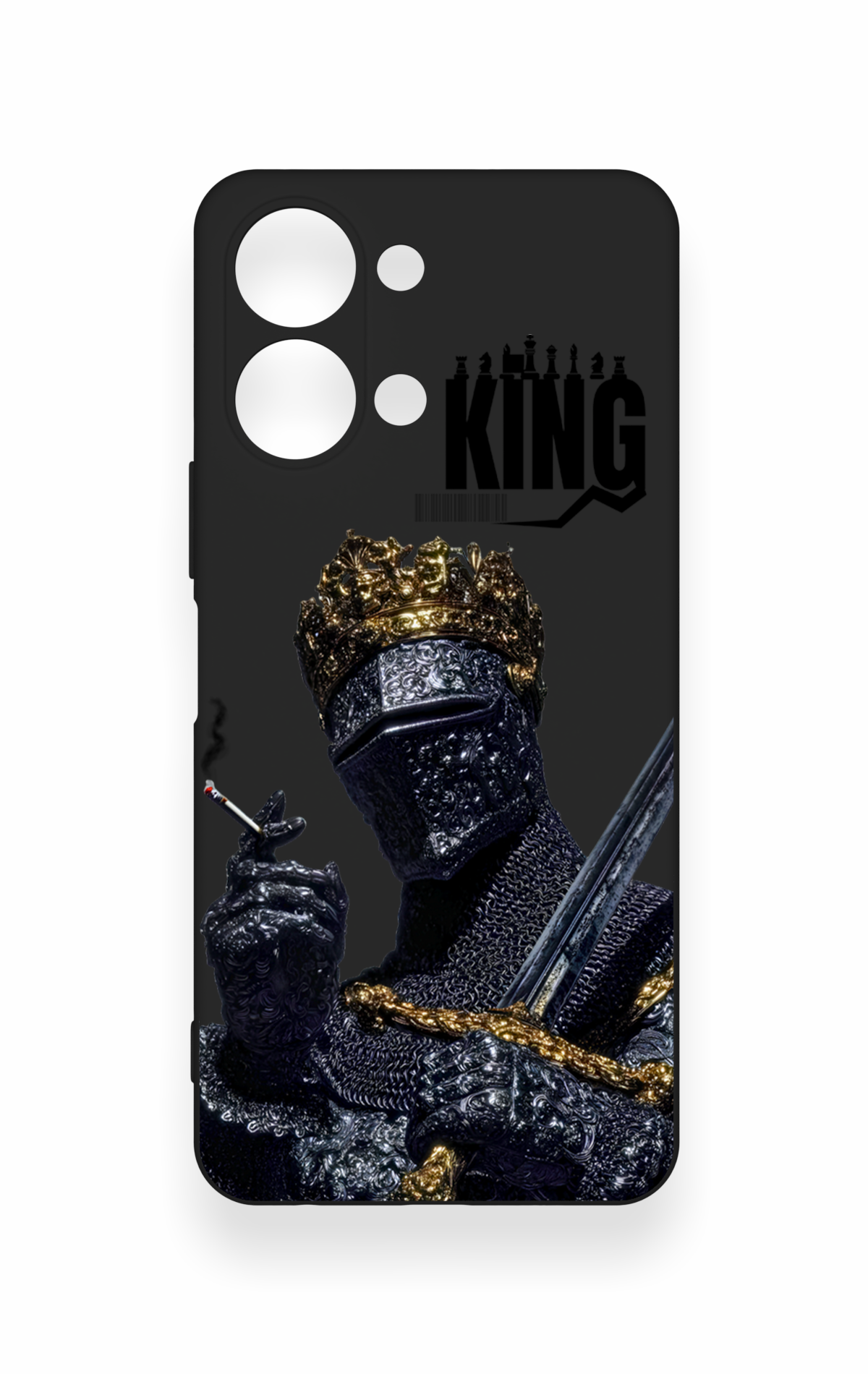 Vivo Y05 4G Uyumlu King Desenli Silikon Kılıf