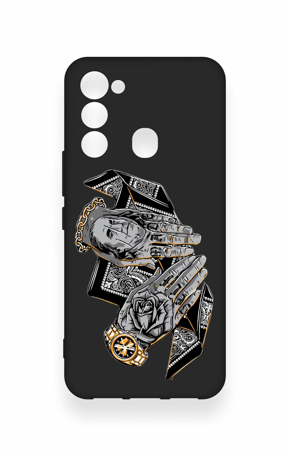 Tecno Spark 8C Uyumlu Self Made Desenli Silikon Kılıf