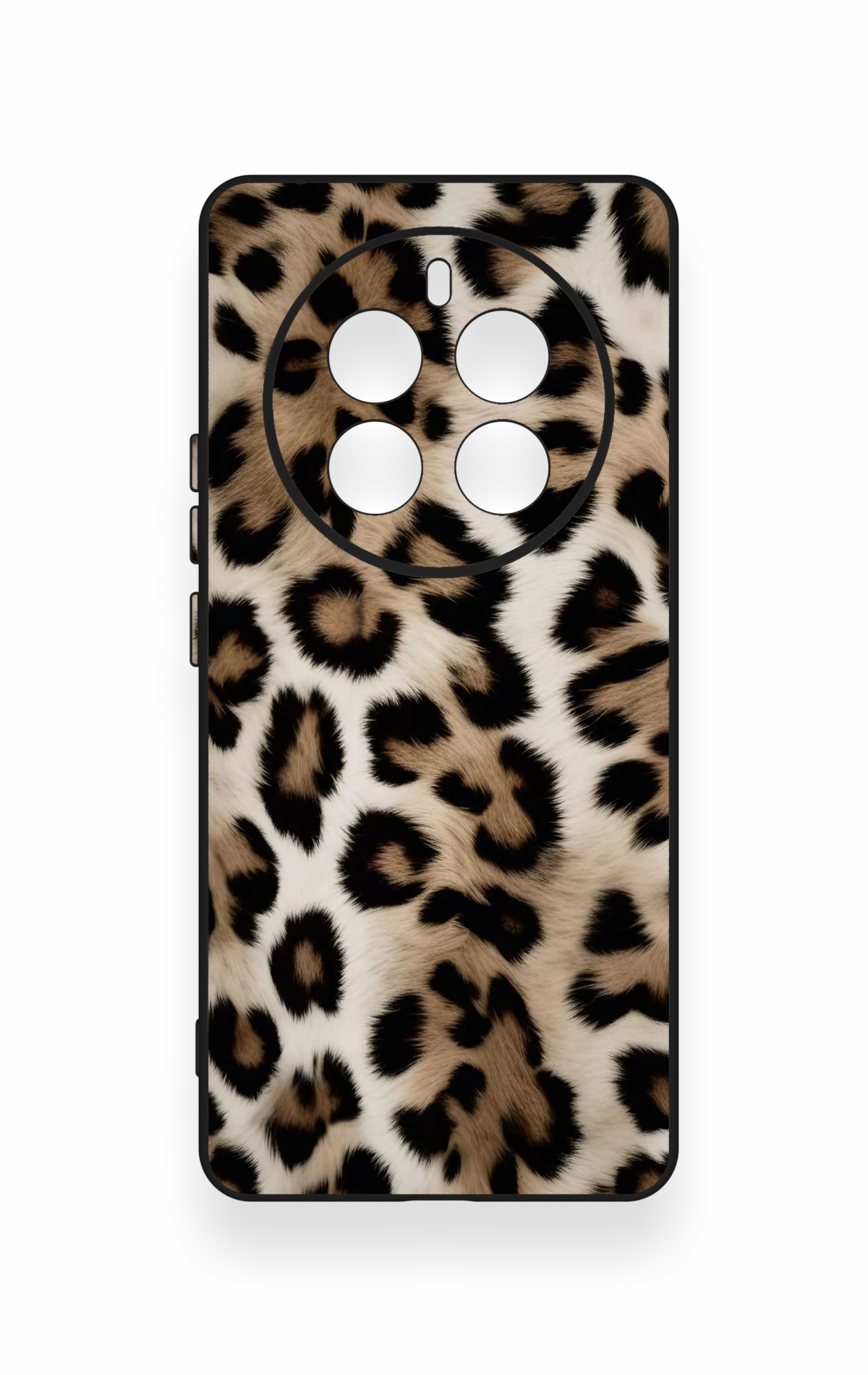 Realme 12 Pro Uyumlu Leopar Derisi Desenli Silikon Kılıf