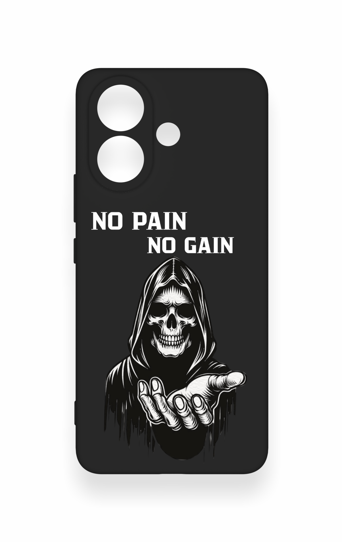 Vivo V60 Lite Uyumlu No Pain No Gain Desenli Silikon Kılıf