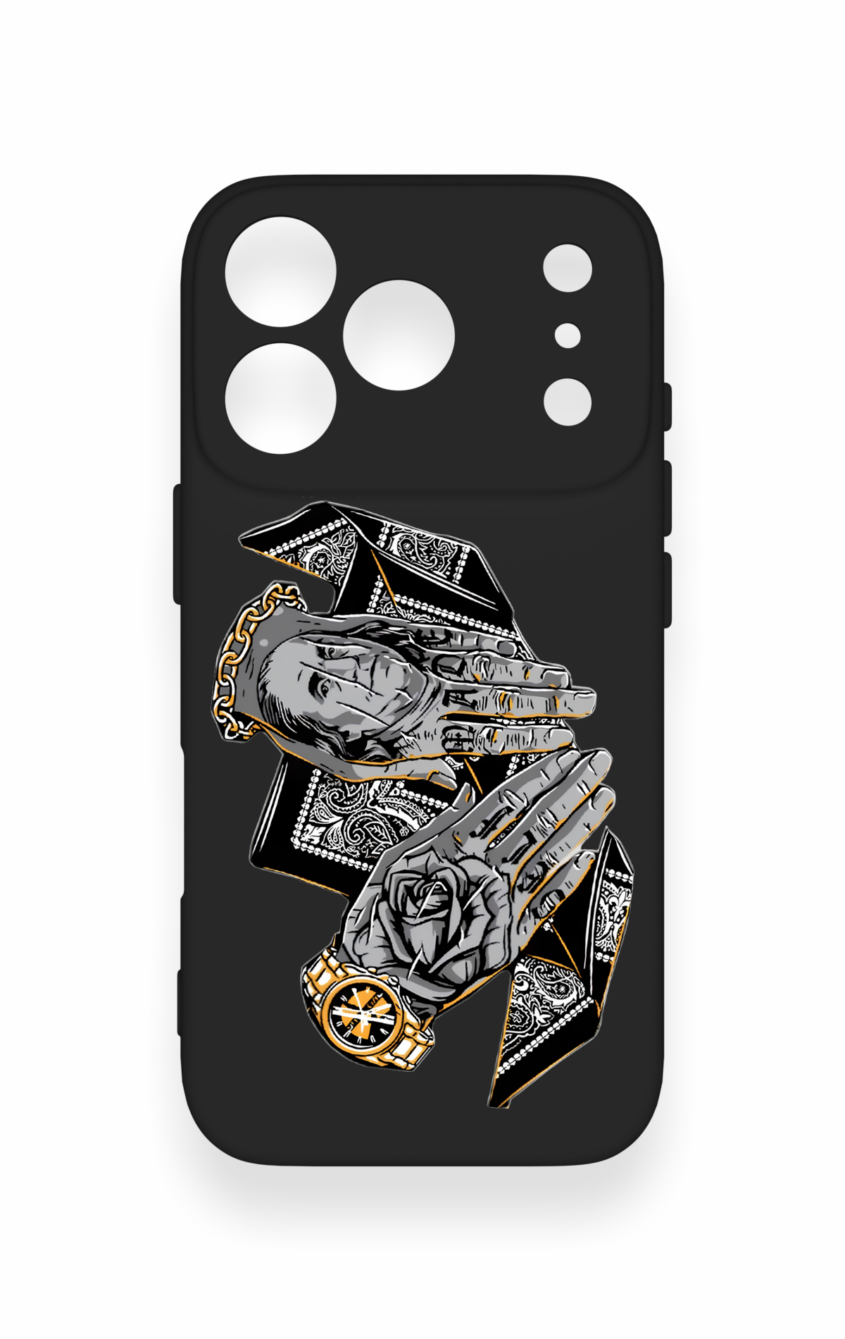 iPhone 17 Pro Uyumlu Self Made Desenli Silikon Kılıf
