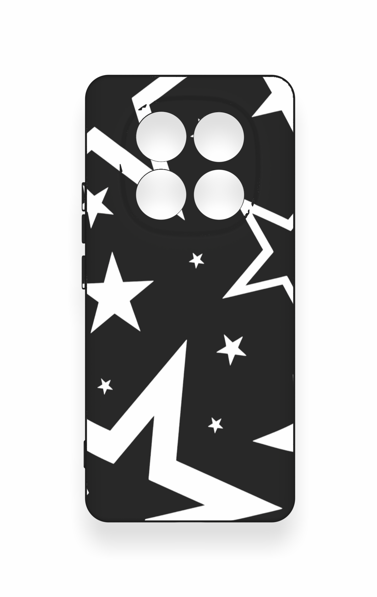 Redmi Note 14 Pro 5G Uyumlu Siyah Mega Star Desenli Silikon Kılıf