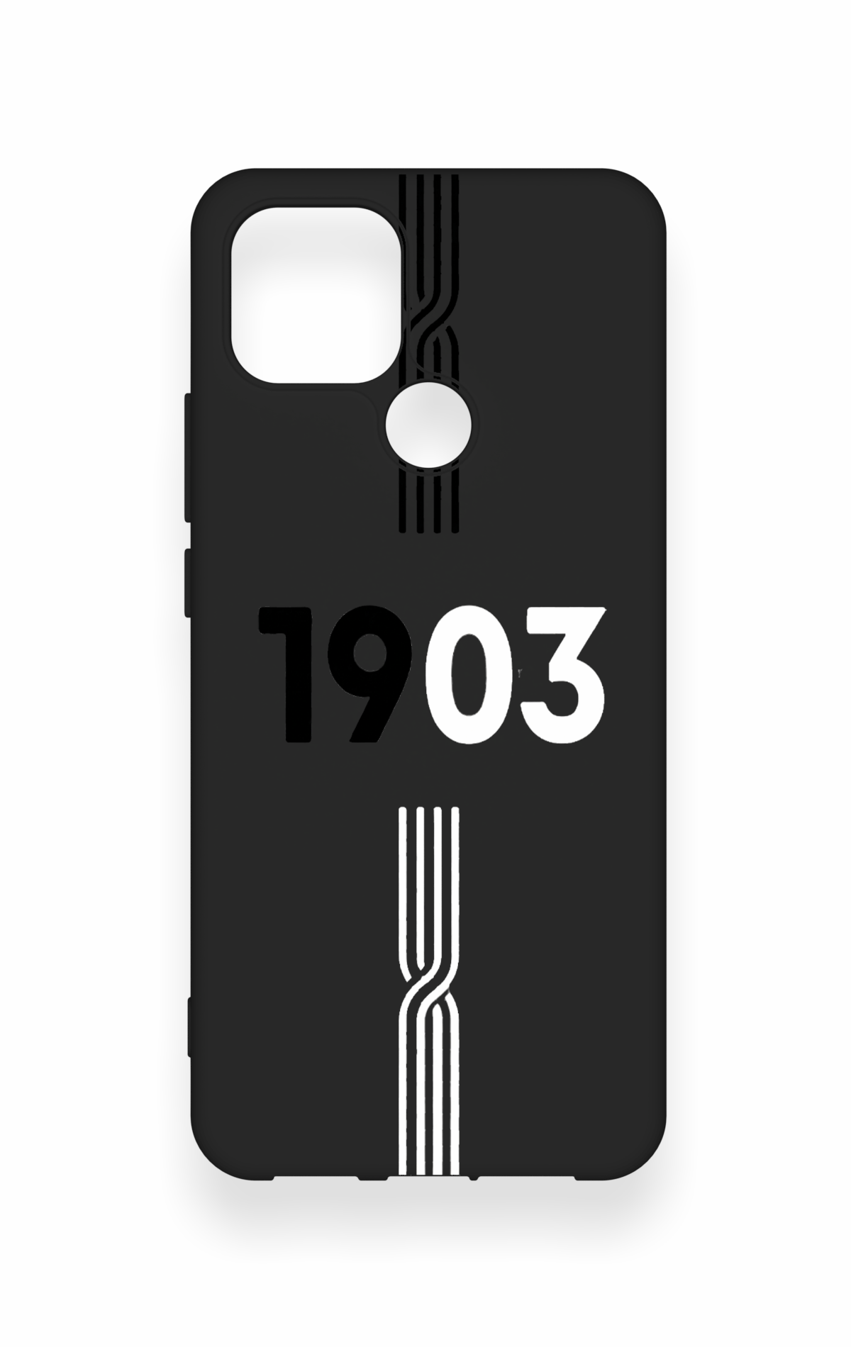 Oppo A15 Uyumlu 1903 Kemer Desenli Silikon Kılıf