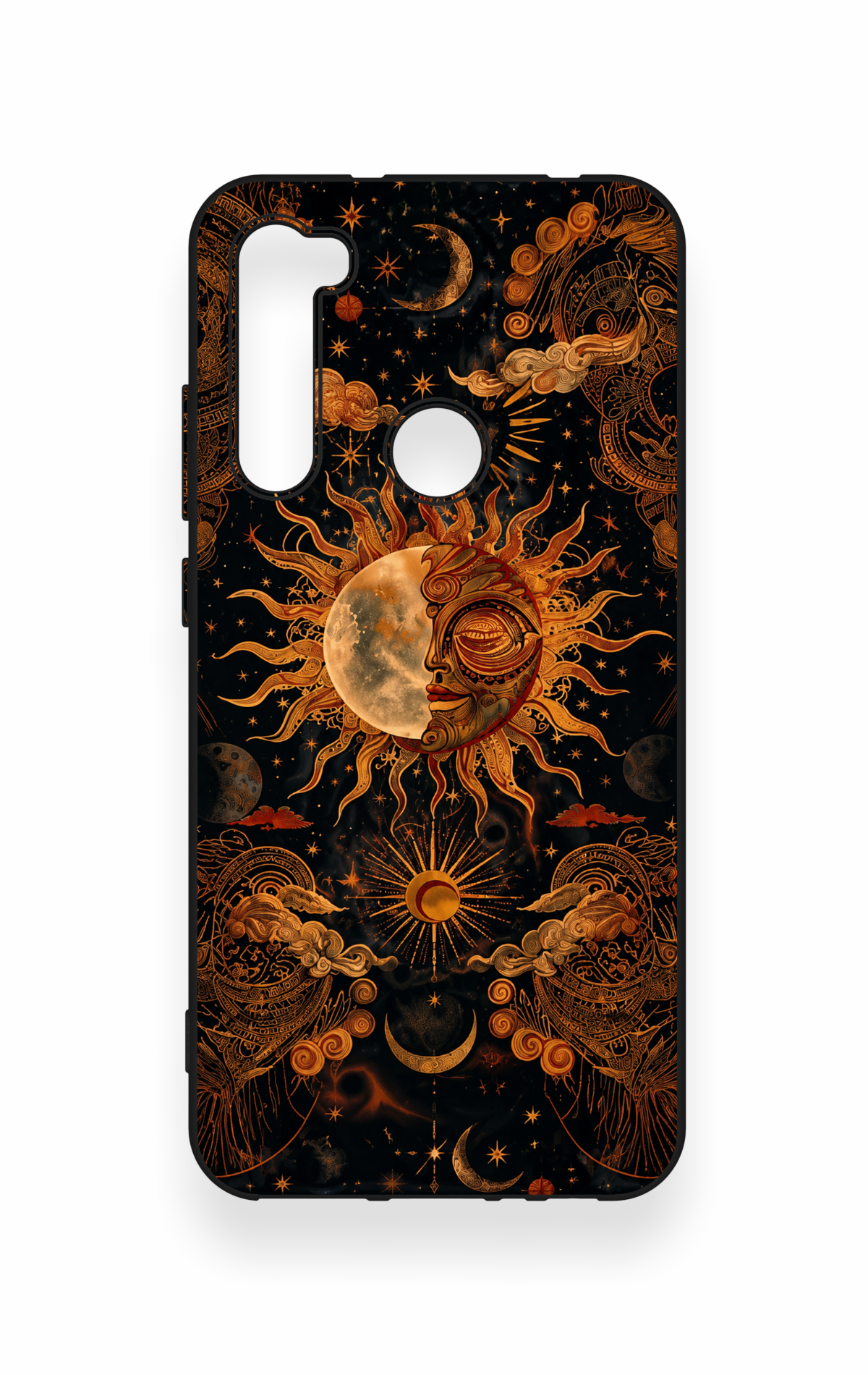 Redmi Note 8 Uyumlu Mistik Güneş Desenli Silikon Kılıf
