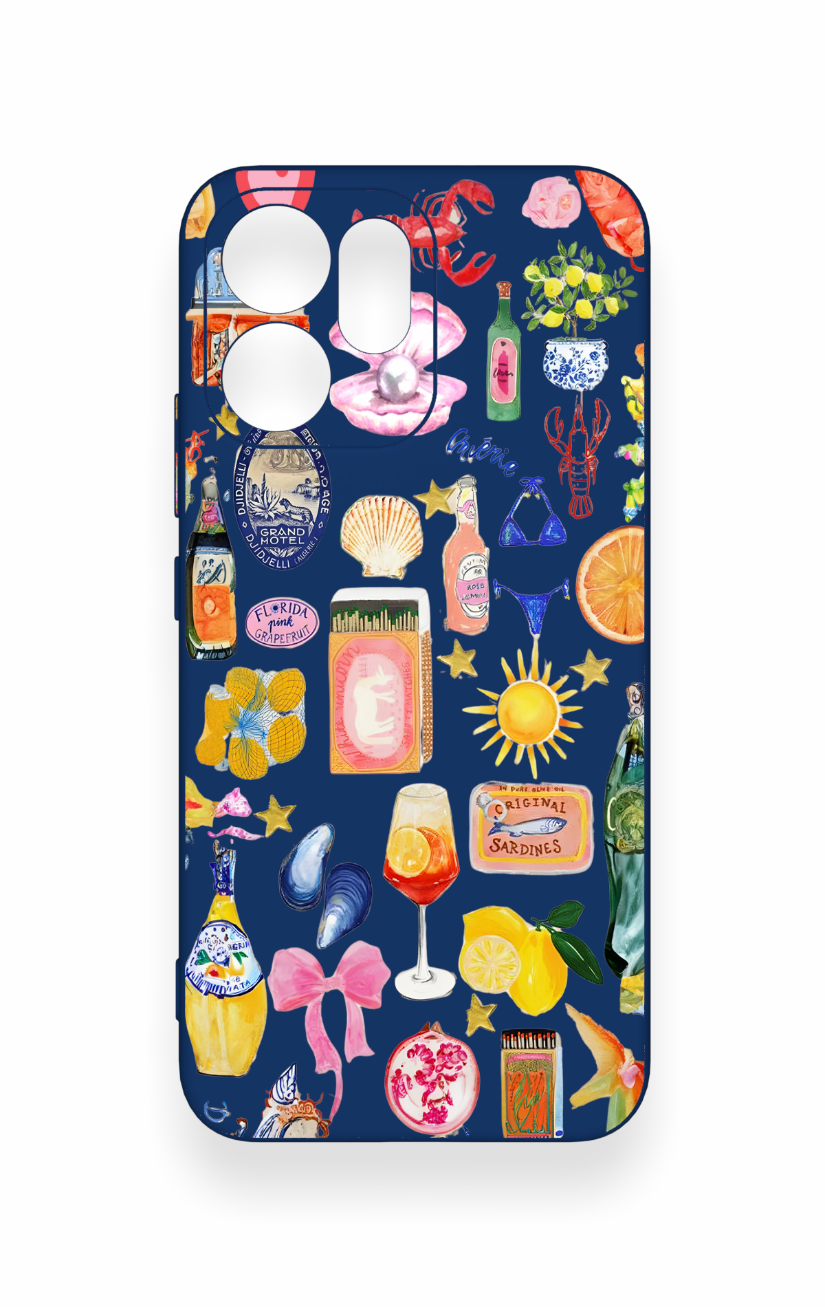 Oppo Reno 14F Uyumlu Summer Desenli Silikon Kılıf