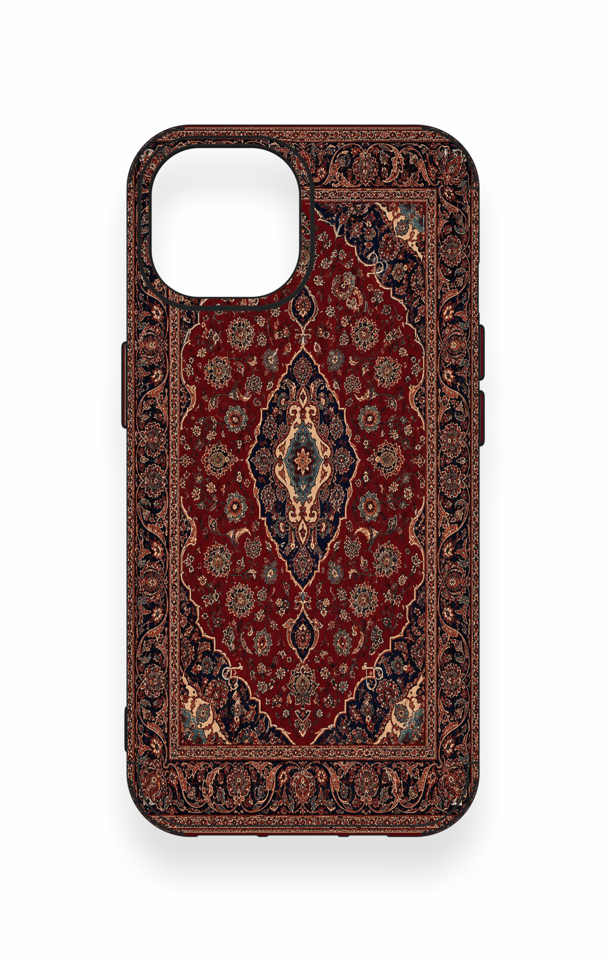 iPhone 15 Uyumlu Acem Halı Desenli Silikon Kılıf