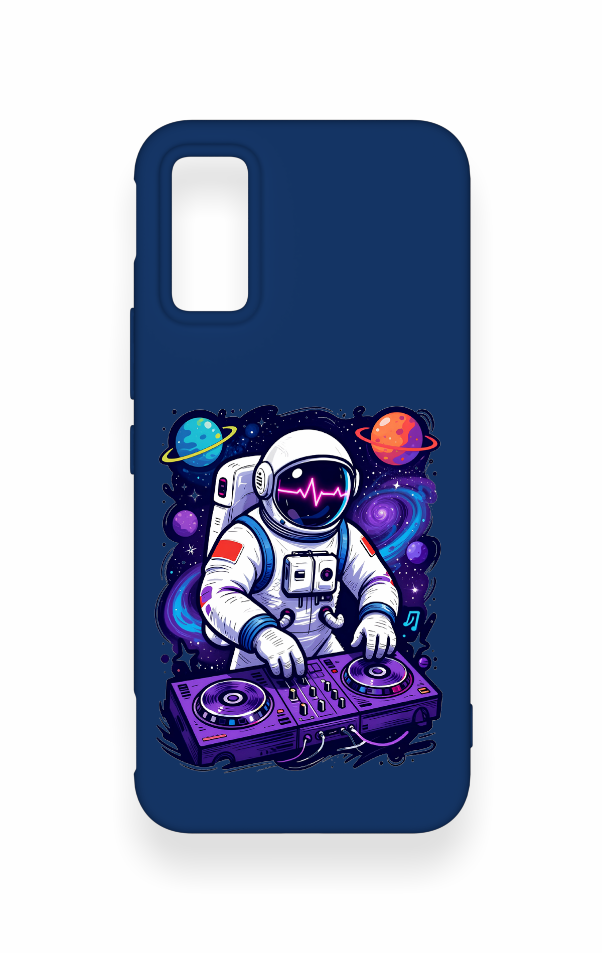 İnfinix Gt 30 Pro Uyumlu Astronot DJ Desenli Silikon Kılıf