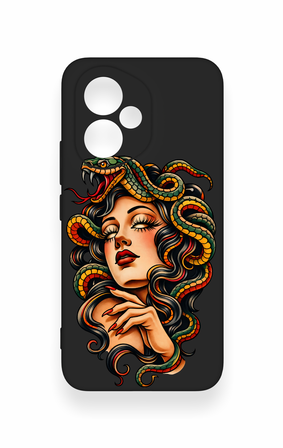 Honor 400 Uyumlu Medusa Desenli Silikon Kılıf