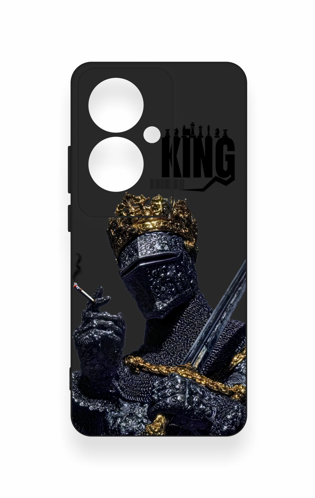 Oppo Reno 11F Uyumlu King Desenli Silikon Kılıf