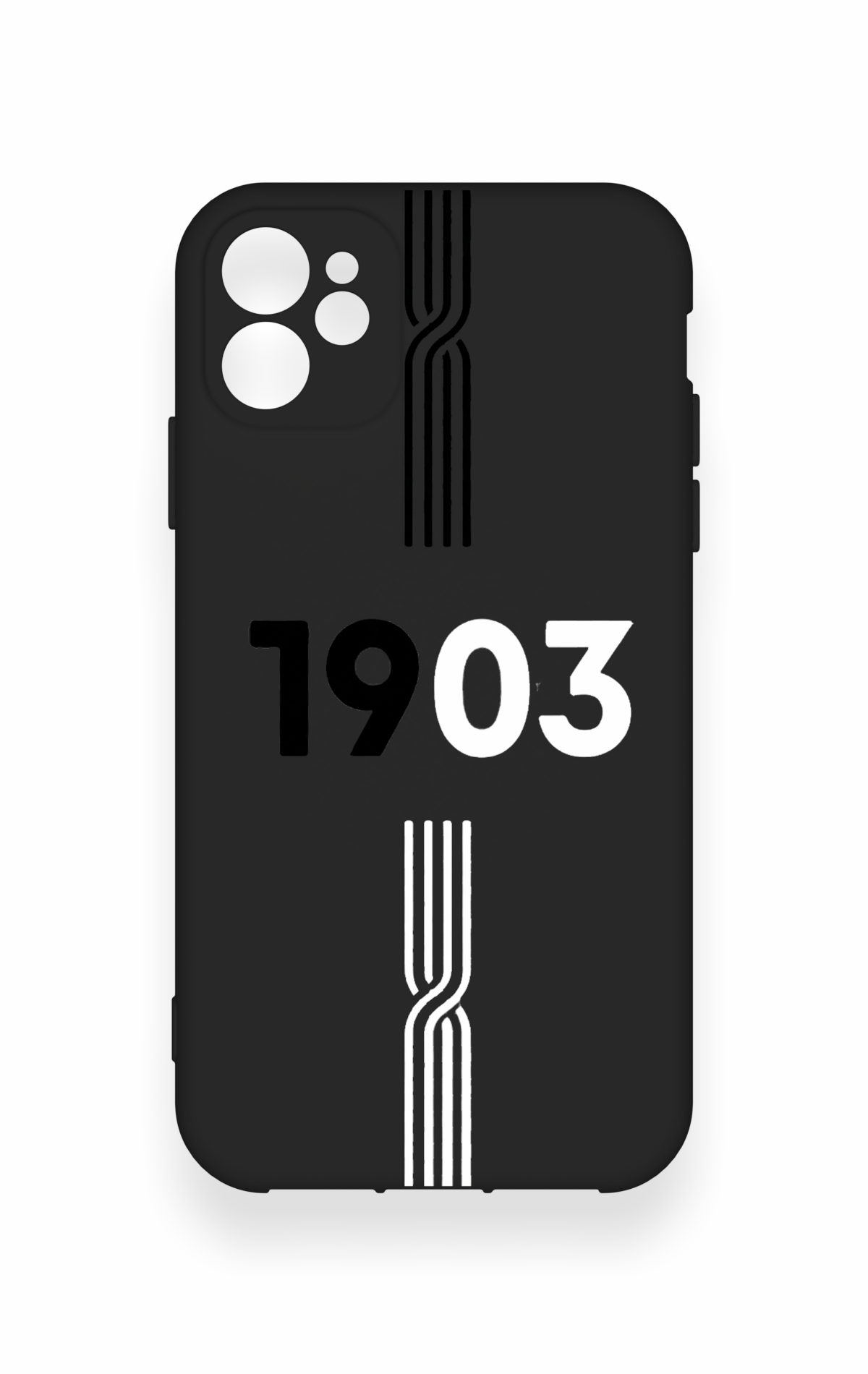 iPhone 11 Uyumlu 1903 Kemer Desenli Silikon Kılıf