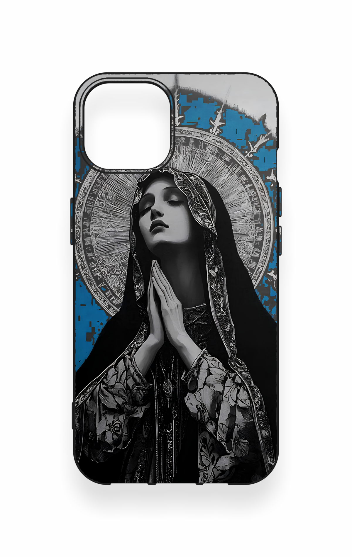 iPhone 14 Uyumlu Rahibe Desenli Silikon Kılıf