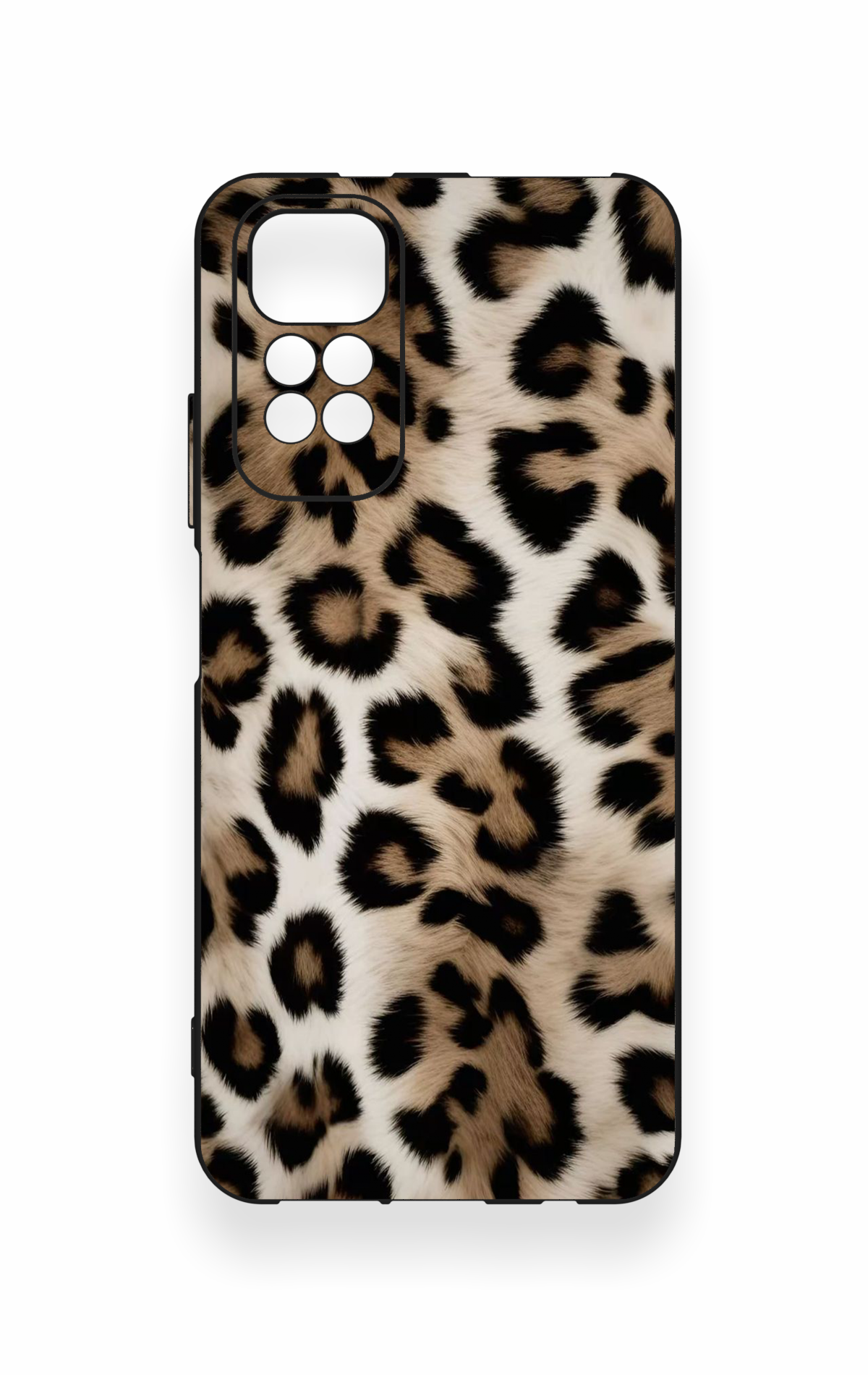 Redmi Note 11S Uyumlu Leopar Derisi Desenli Silikon Kılıf
