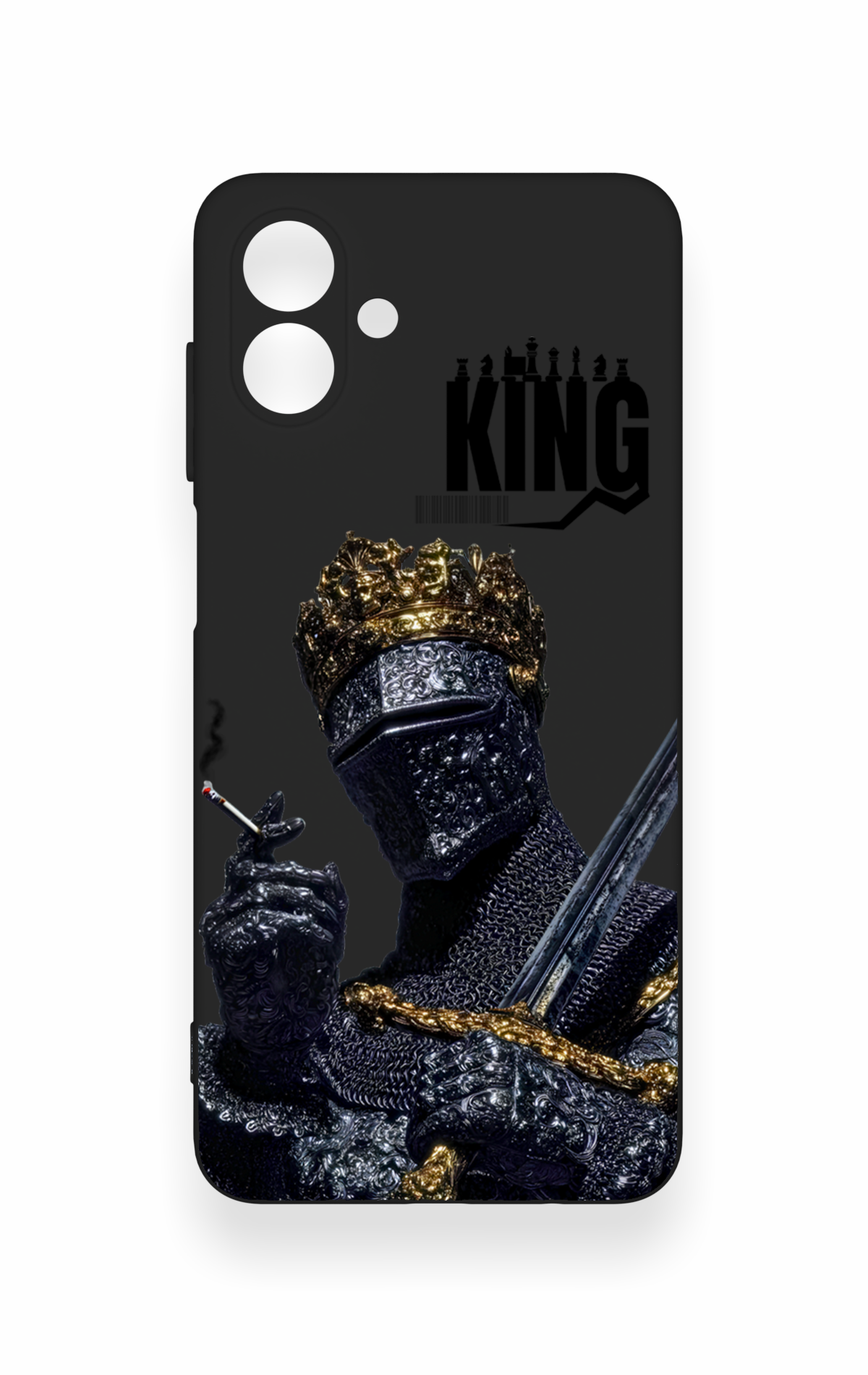 Samsung A07 Uyumlu King Desenli Silikon Kılıf