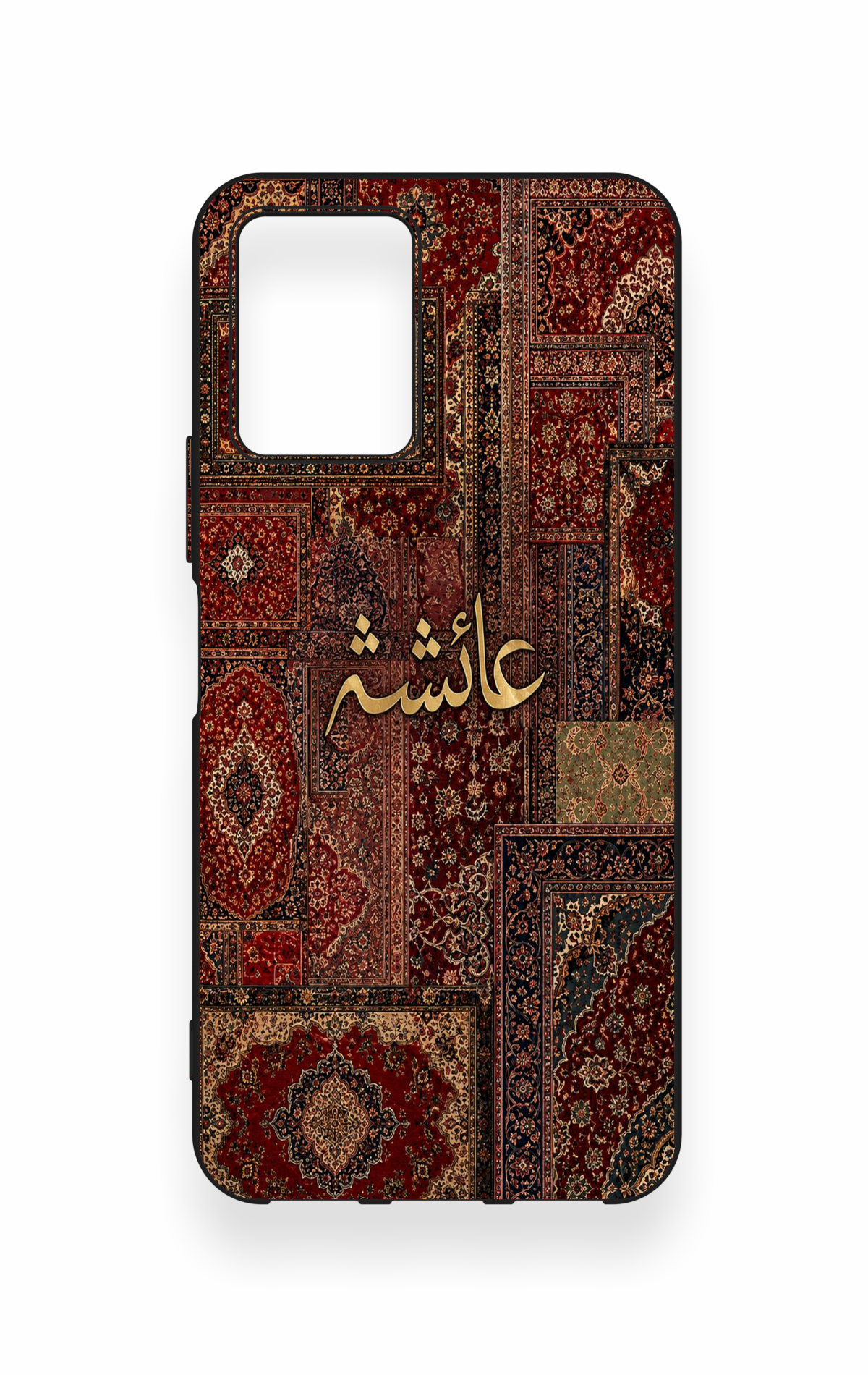 Vivo Y21 Uyumlu Vintage Halı Desenli Silikon Kılıf