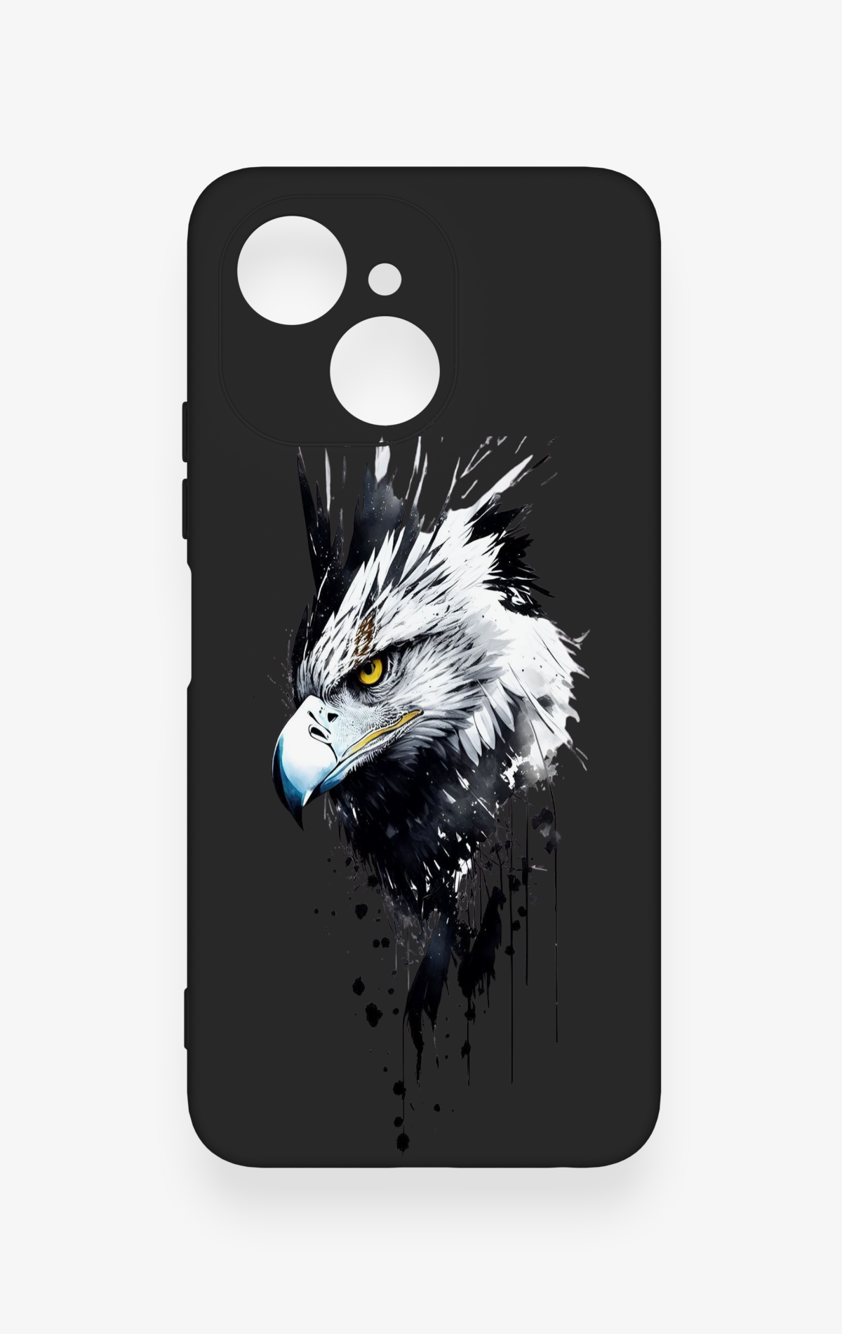 Tecno Spark 40C Uyumlu Bald Eagle Desenli Silikon Kılıf