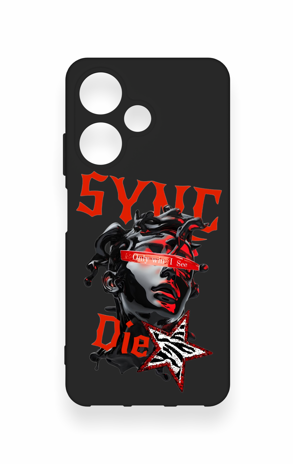 İnfinix Hot 30i Uyumlu Sync Die Desenli Silikon Kılıf