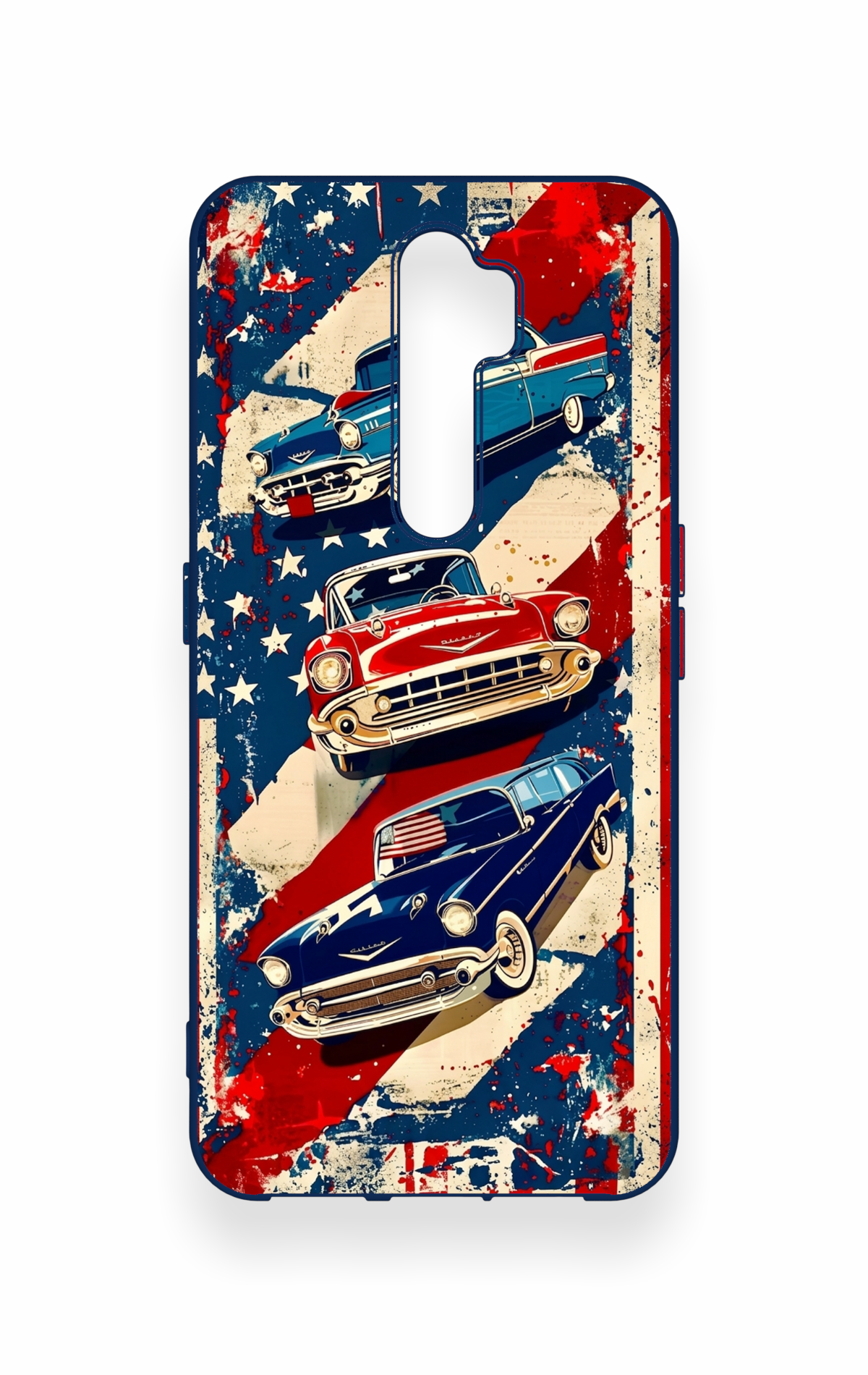 Oppo A5 2020 Uyumlu Amerikan Chevrolet Desenli Silikon Kılıf
