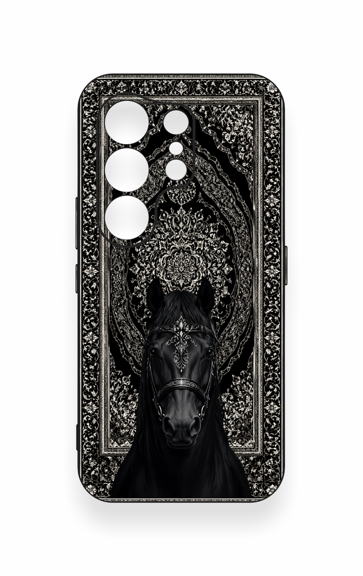 Tecno Camon 50 Uyumlu Etnik At Figürü Desenli Silikon Kılıf
