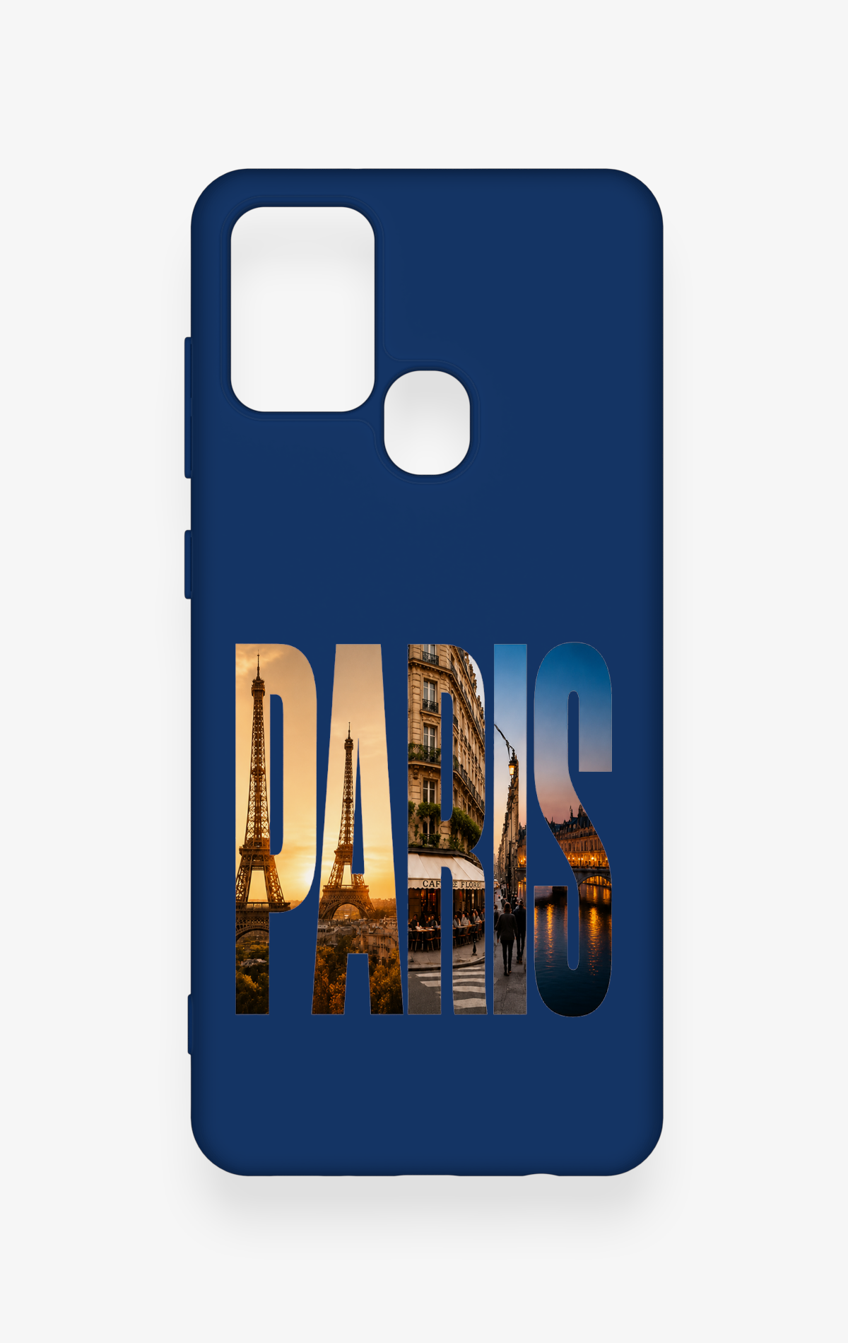Samsung A21S Uyumlu Paris Desenli Silikon Kılıf