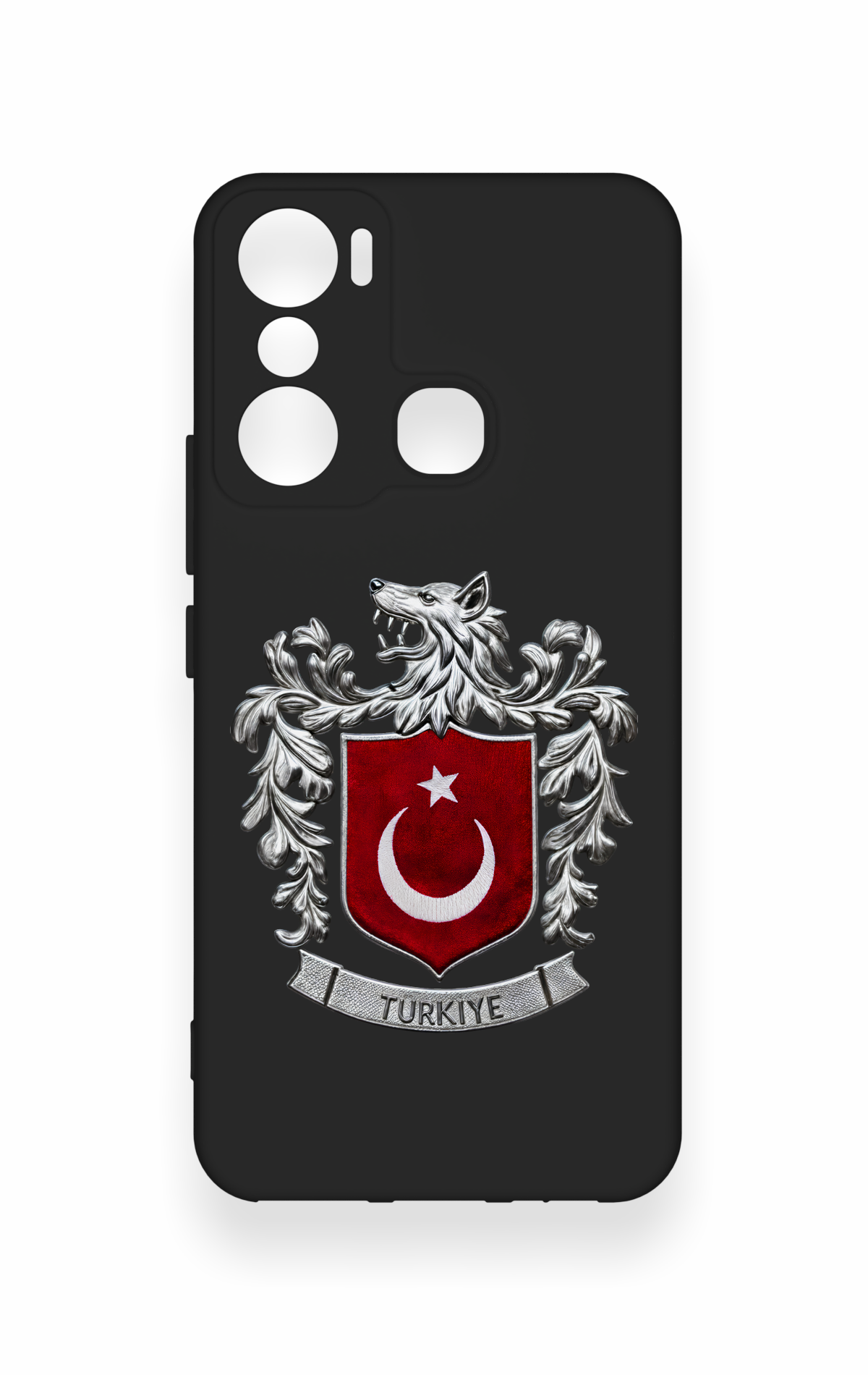 İnfinix Hot 20i Uyumlu Türk Arma Desenli Silikon Kılıf