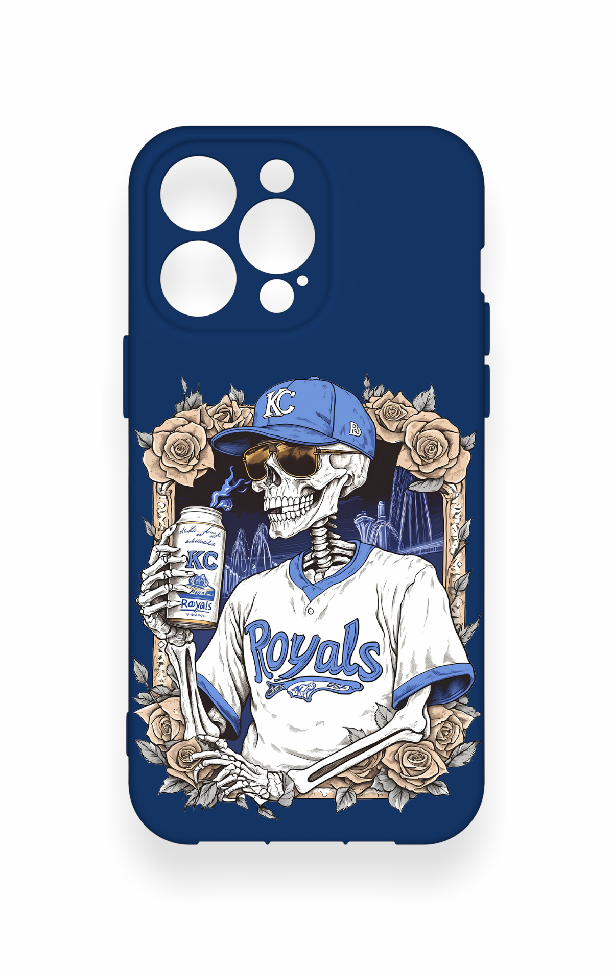 iPhone 14 Pro Max Uyumlu Royals Desenli Silikon Kılıf