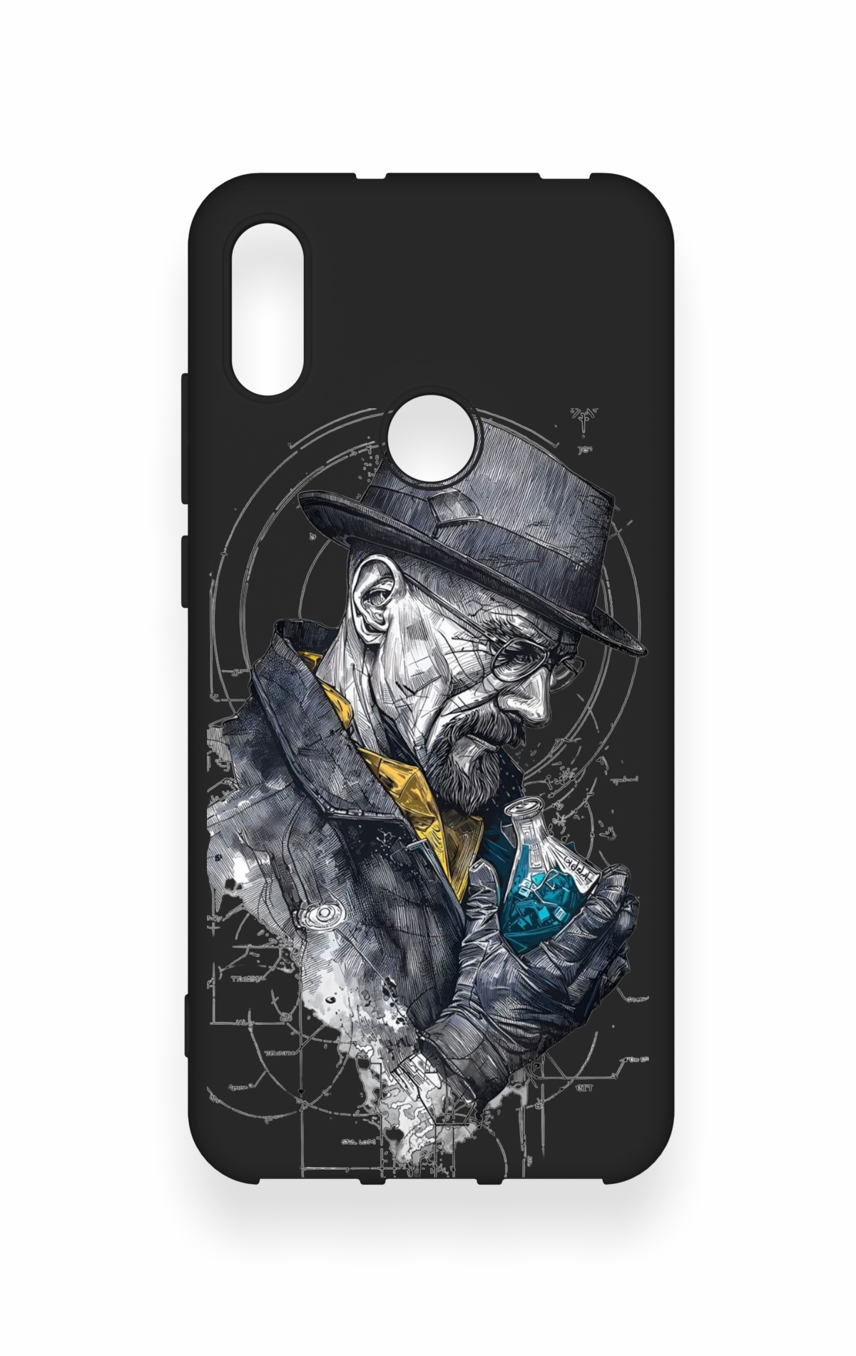 Huawei Y6 2019 Uyumlu Walter White Desenli Silikon Kılıf