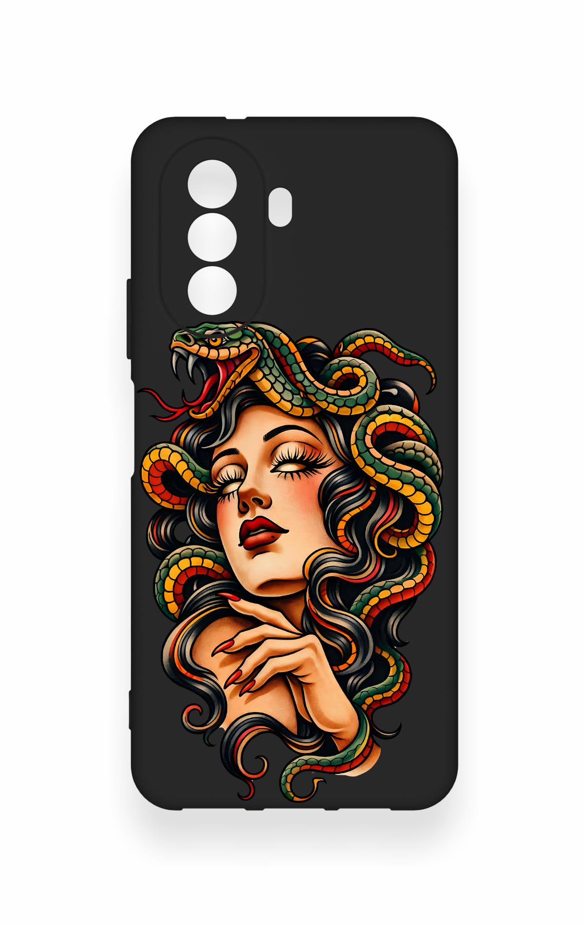 Huawei Nova Y70 Uyumlu Medusa Desenli Silikon Kılıf