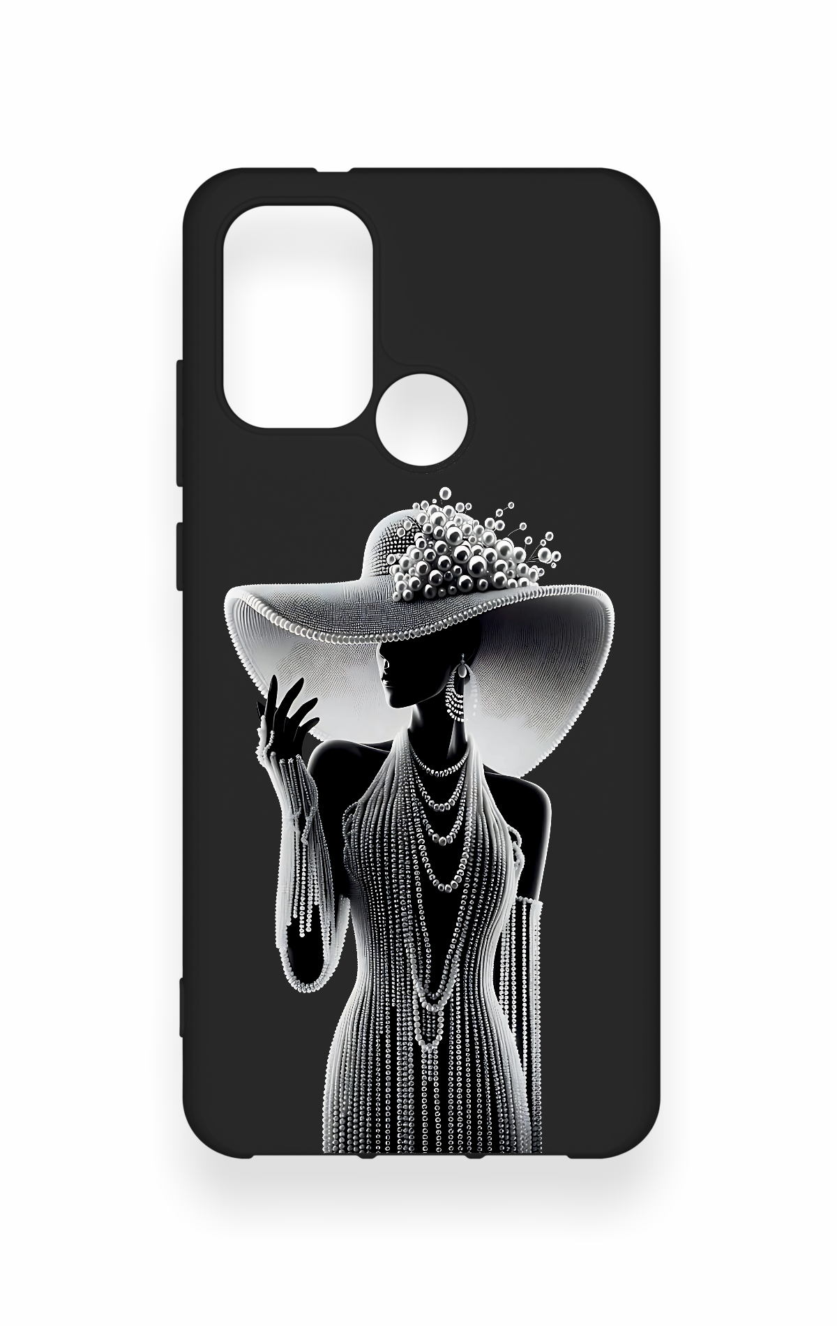 Casper Via F20 Uyumlu Lady Desenli Silikon Kılıf
