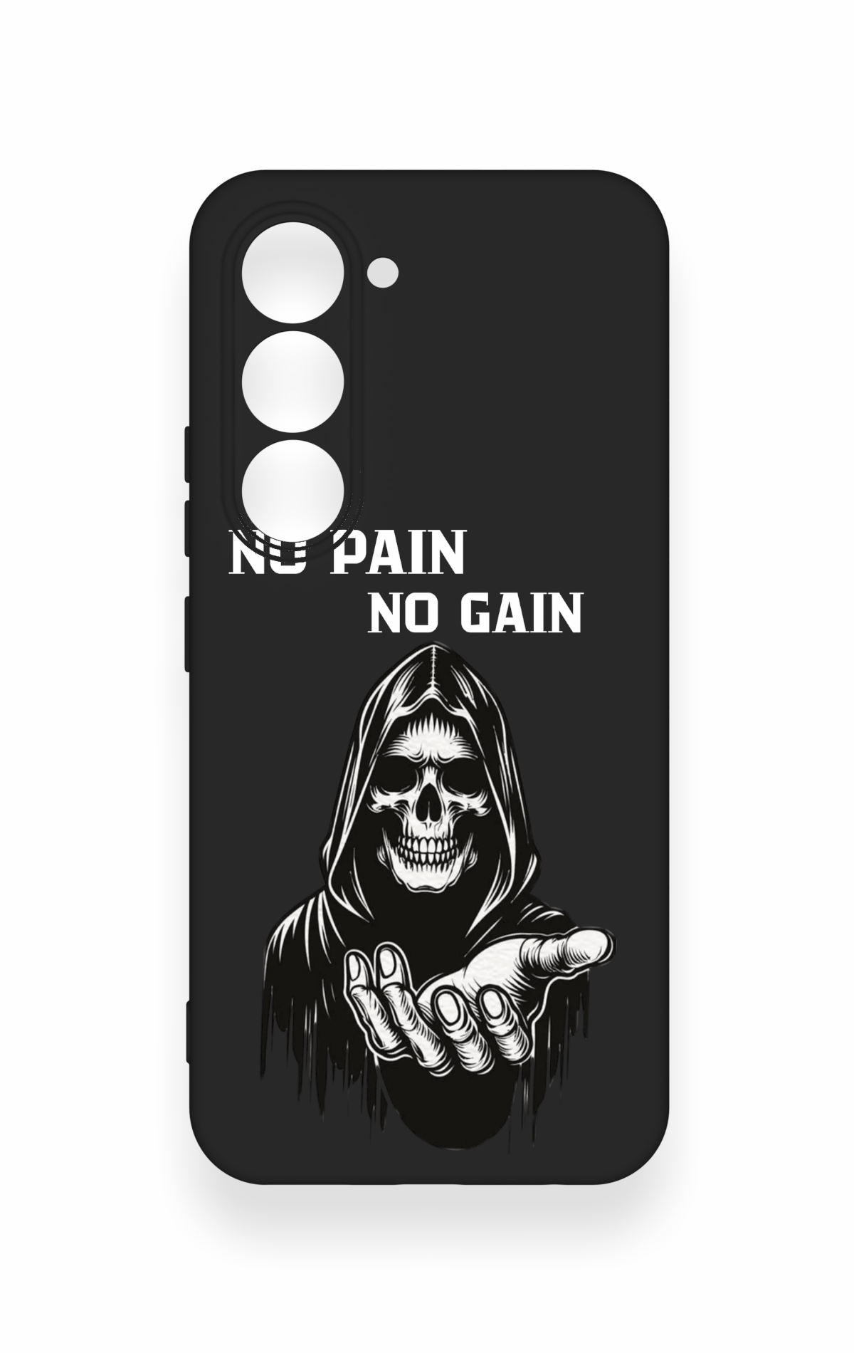 Tecno Spark 40 Pro Uyumlu No Pain No Gain Desenli Silikon Kılıf