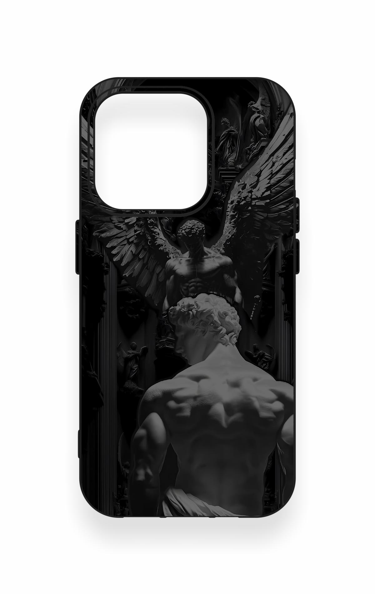 iPhone 15 Pro Uyumlu Icarus Desenli Silikon Kılıf