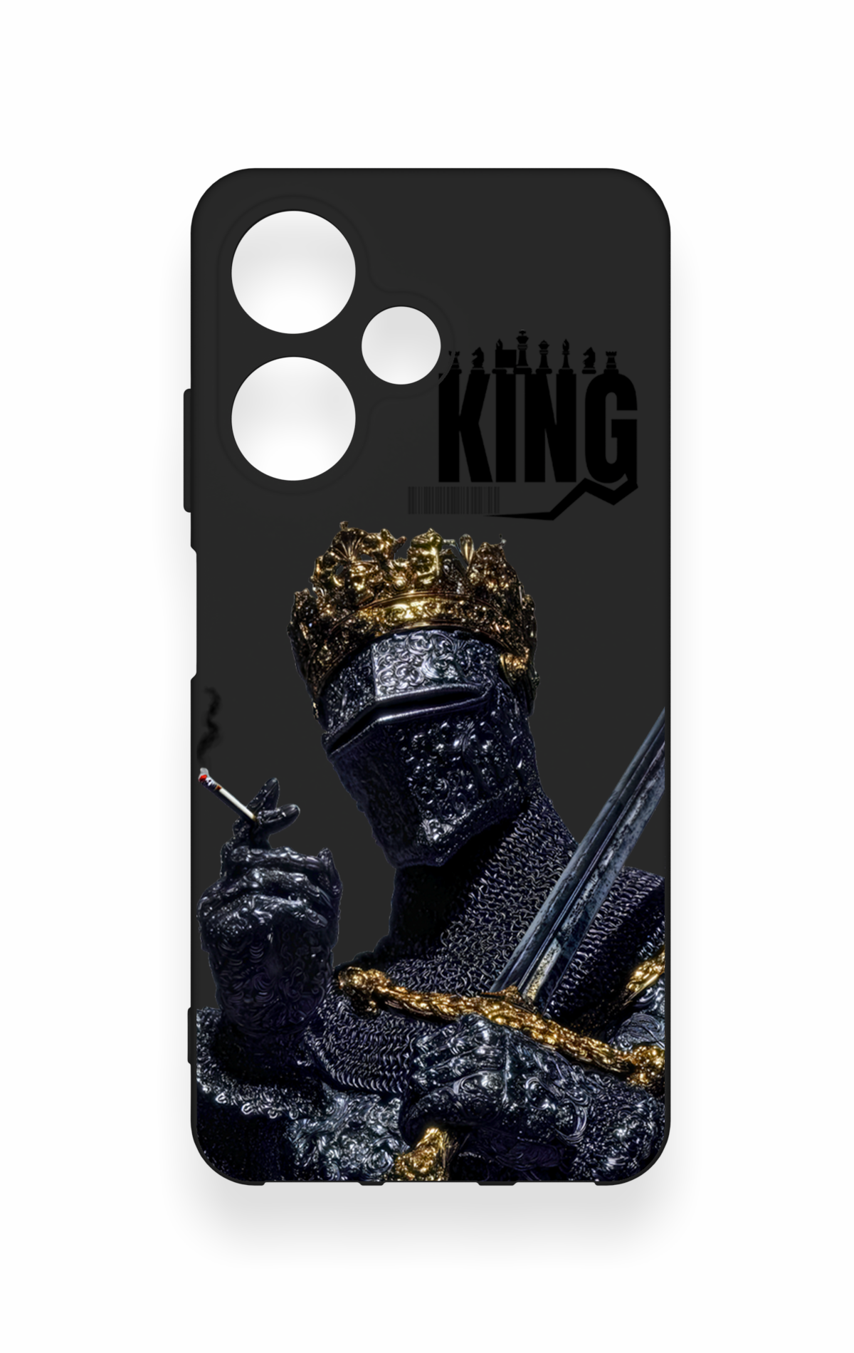 İnfinix Hot 30i Uyumlu King Desenli Silikon Kılıf