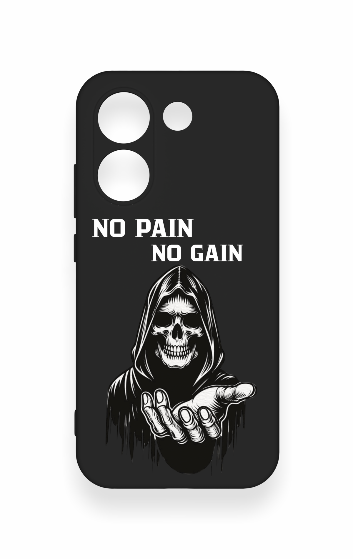 Poco X8 Pro Uyumlu No Pain No Gain Desenli Silikon Kılıf