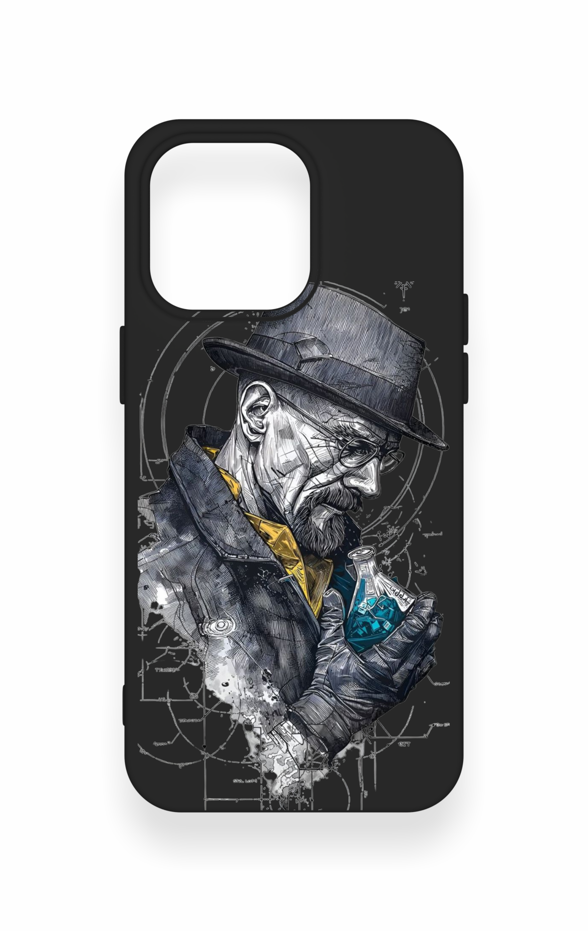 iPhone 15 Pro Max Uyumlu Walter White Desenli Silikon Kılıf