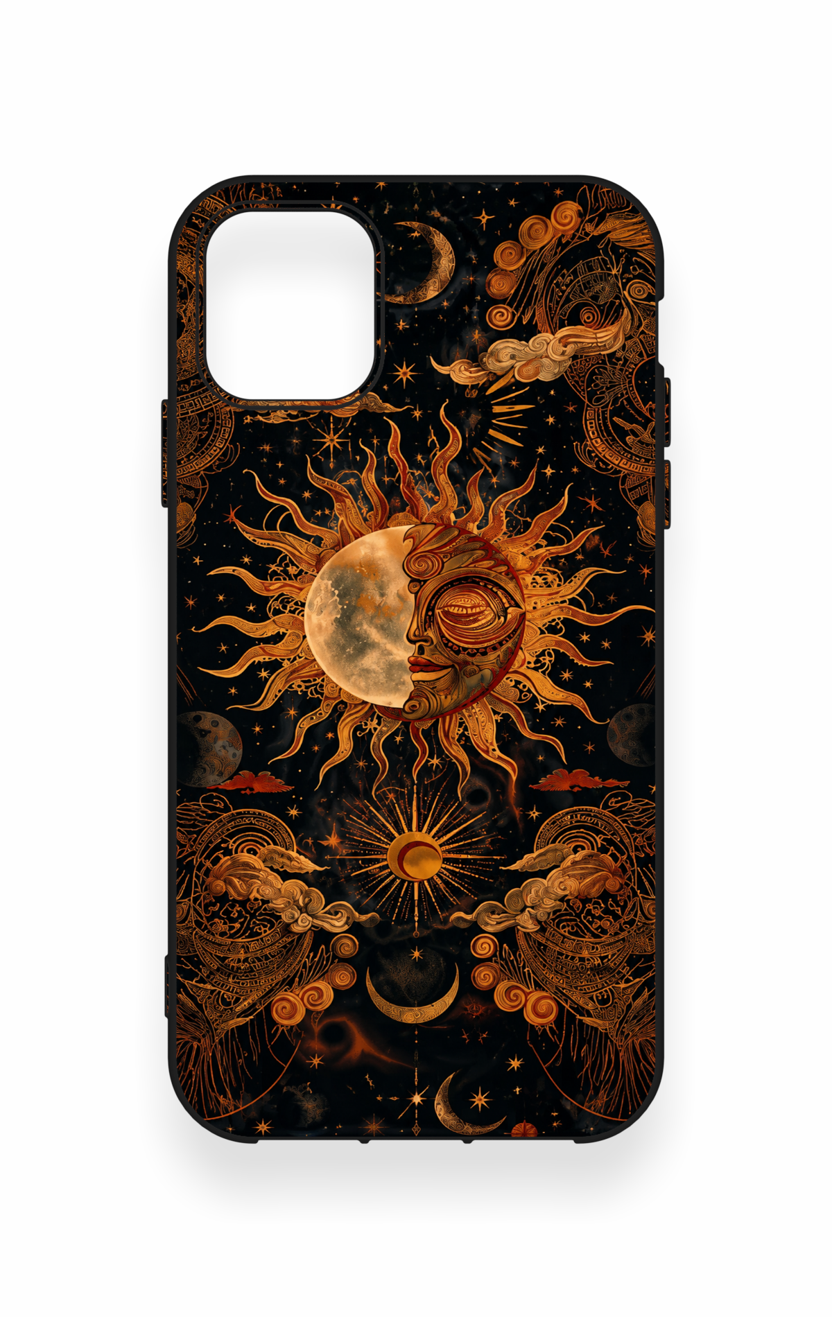 iPhone 11 Uyumlu Mistik Güneş Desenli Silikon Kılıf