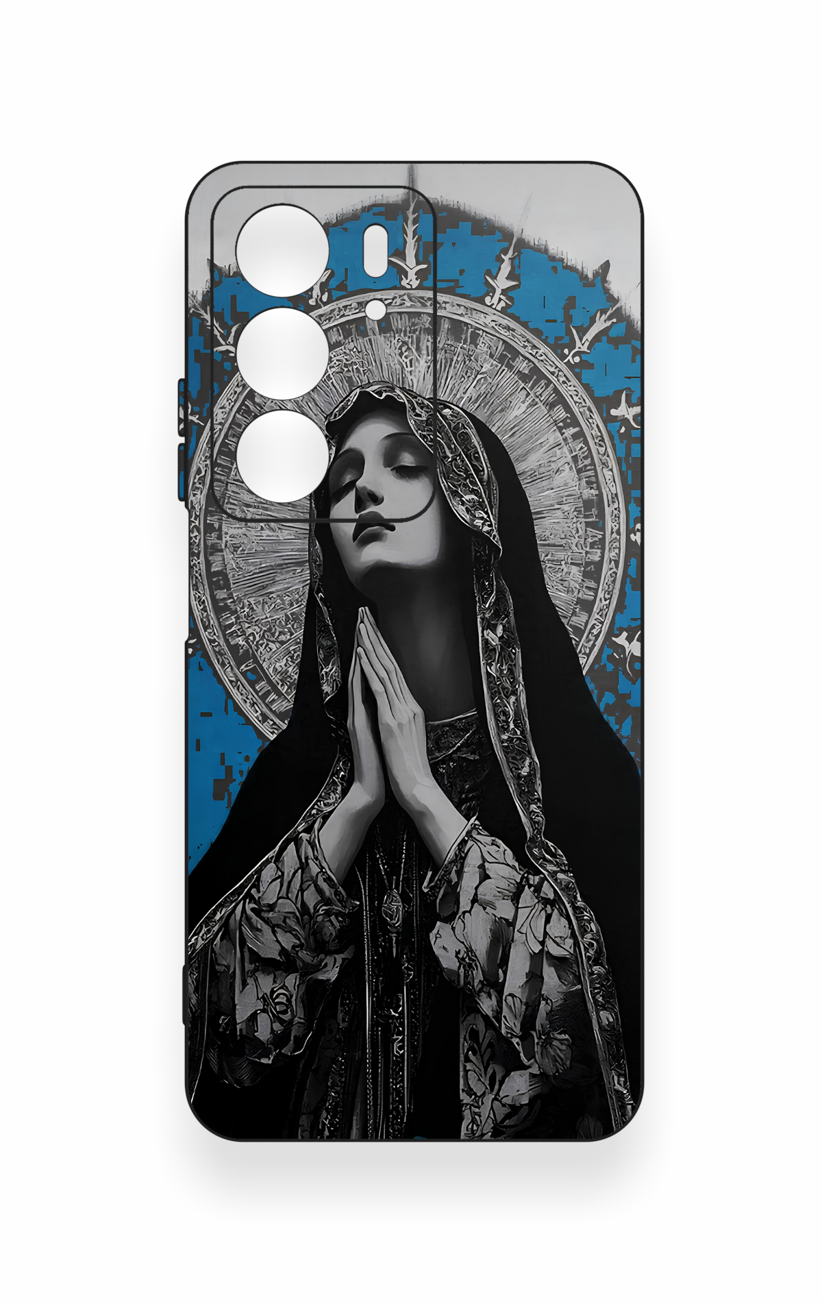 Realme C75 Uyumlu Rahibe Desenli Silikon Kılıf