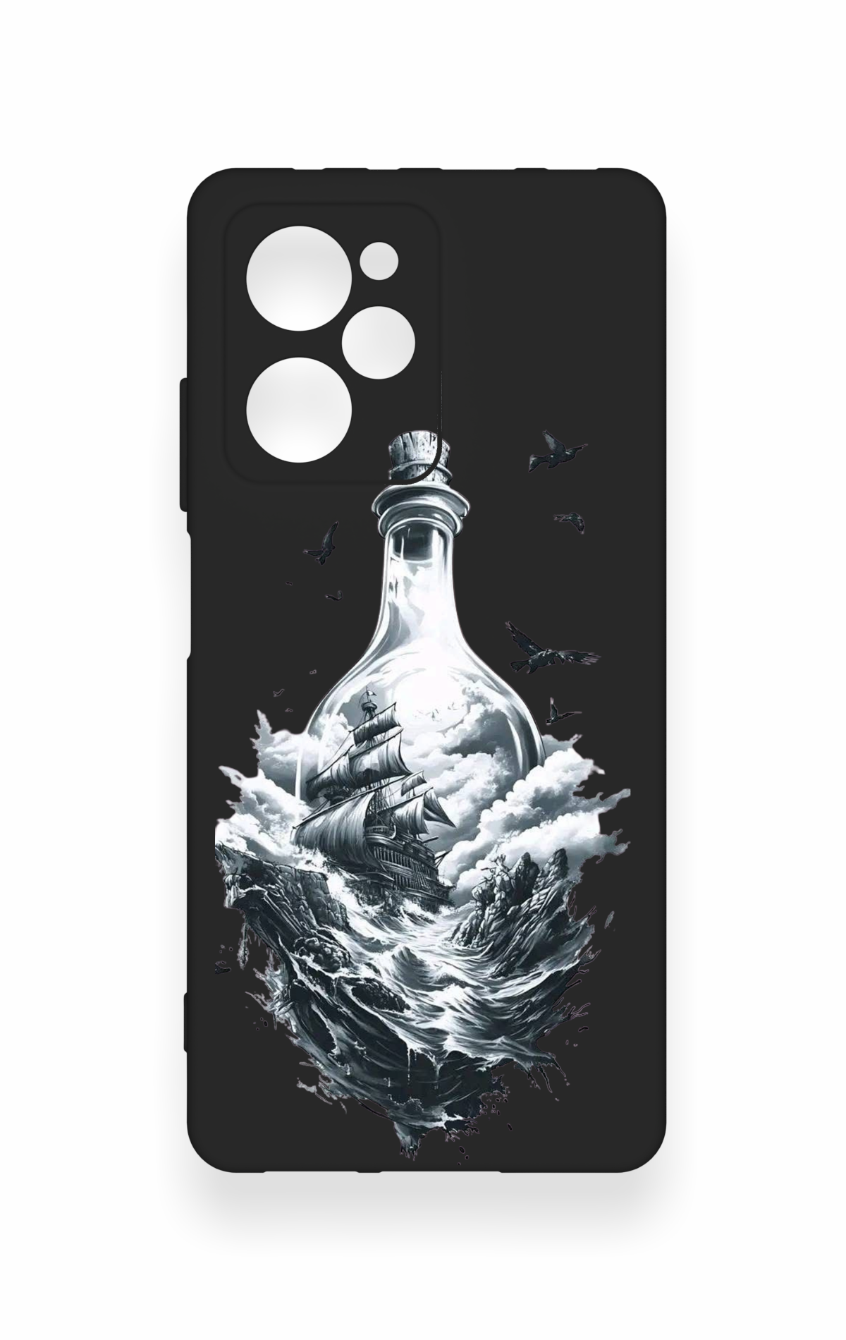 Poco X5 Pro Uyumlu Secret Sea Desenli Silikon Kılıf